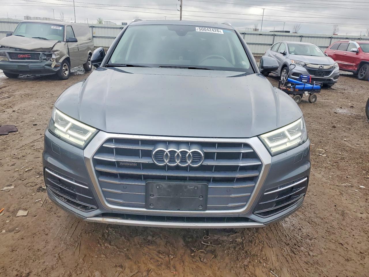 2018 Audi Q5 Premium Plus Gray vin: WA1BNAFY0J2238024