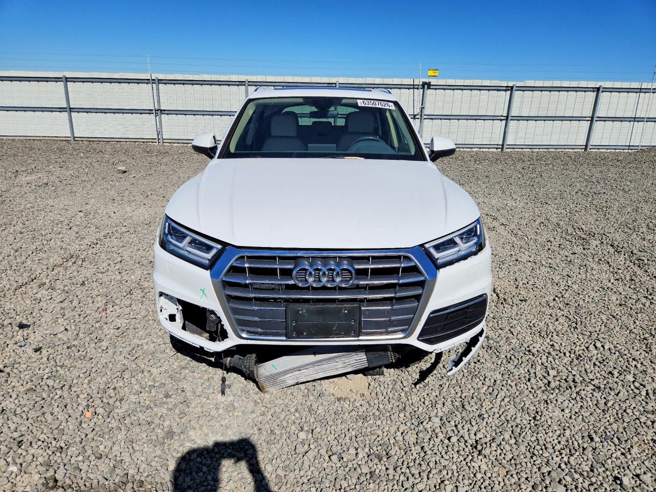 2019 Audi Q5 Premium Plus White vin: WA1BNAFY2K2031359