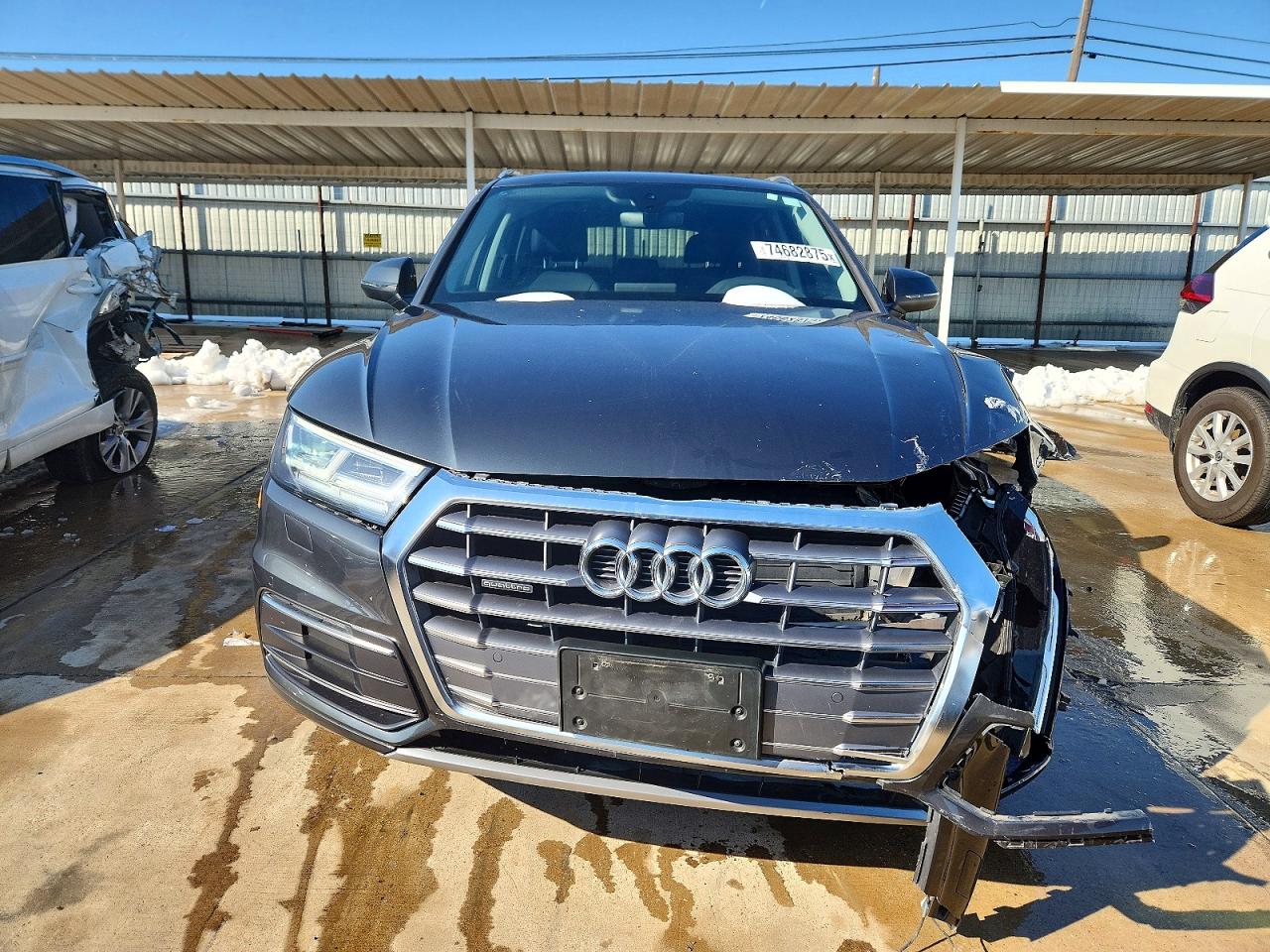 2019 Audi Q5 Premium Plus Gray vin: WA1BNAFY3K2097354