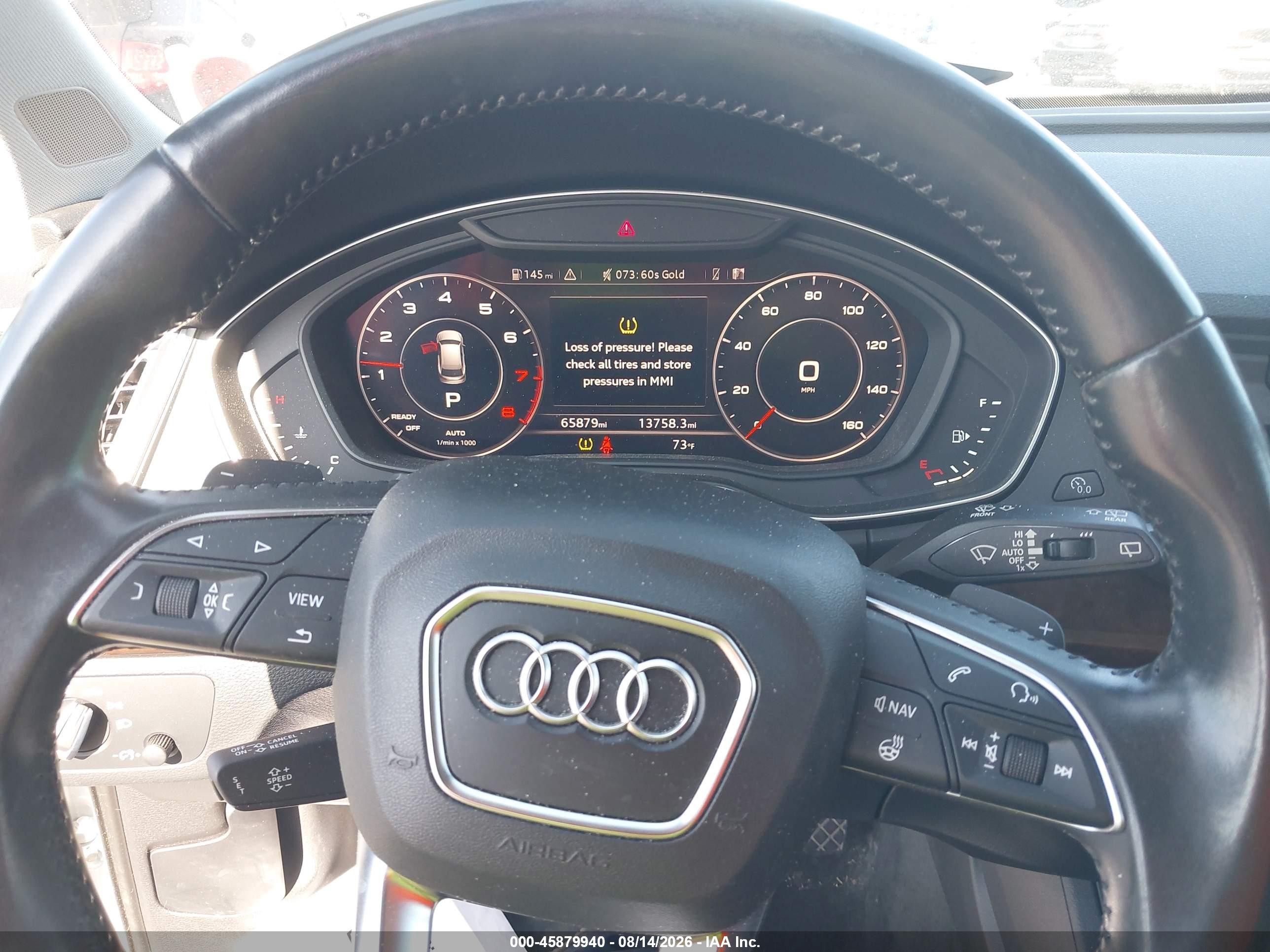 2018 Audi Q5 2.0t Premium/2.0t Tech Premium Silver vin: WA1BNAFY4J2206841
