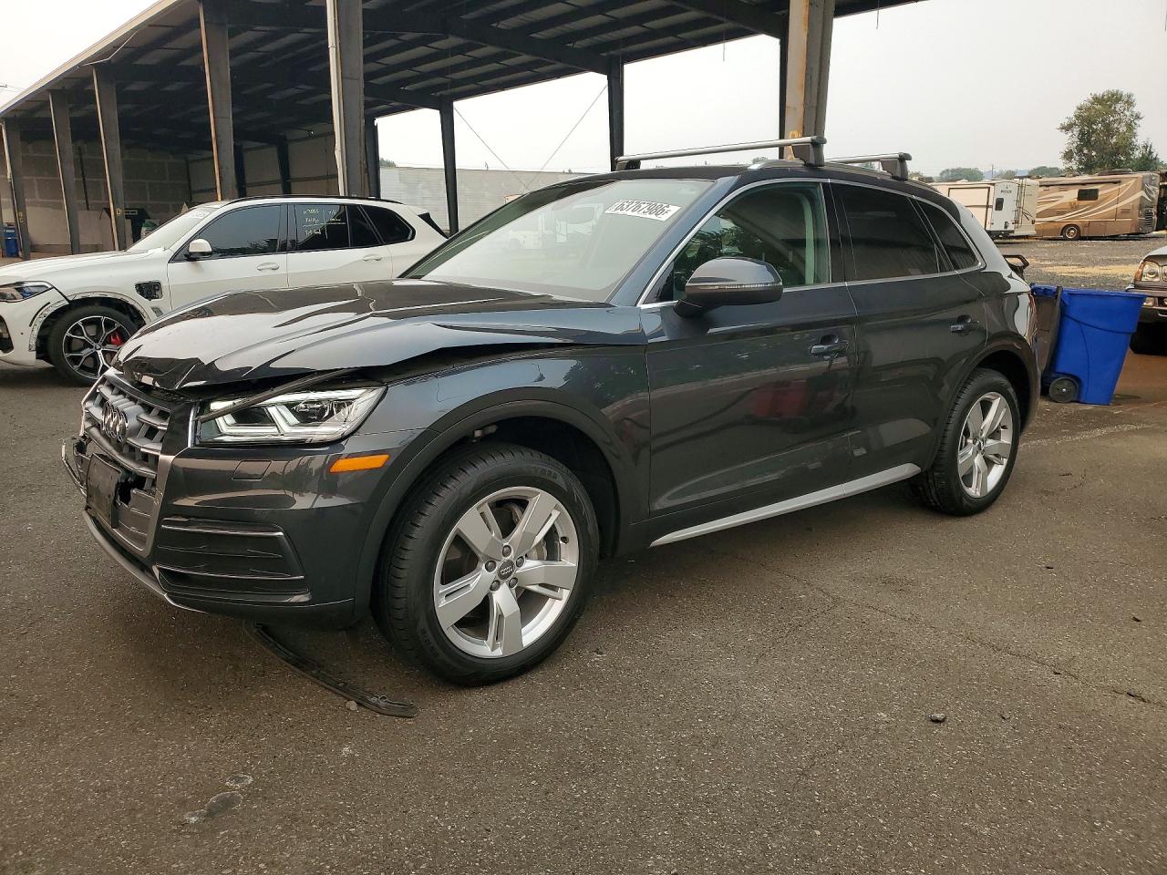 2019 Audi Q5 Premium Plus Серый vin: WA1BNAFY4K2089165