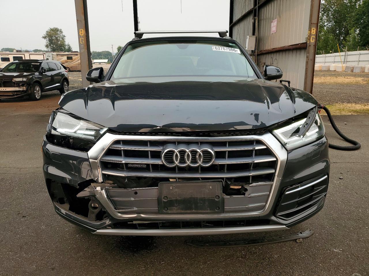 2019 Audi Q5 Premium Plus Gray vin: WA1BNAFY4K2089165