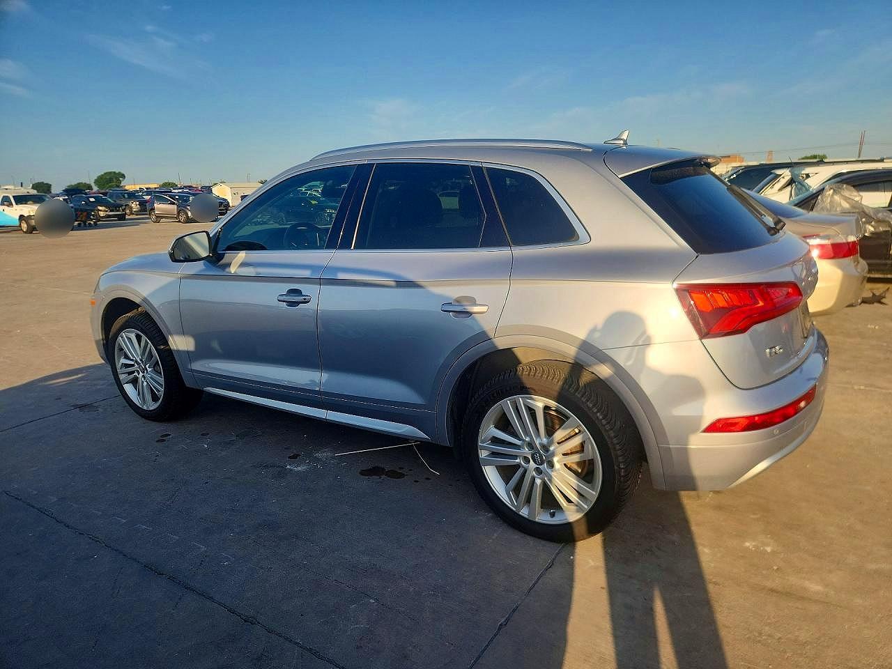 2018 Audi Q5 Premium Plus Silver vin: WA1BNAFY5J2094695