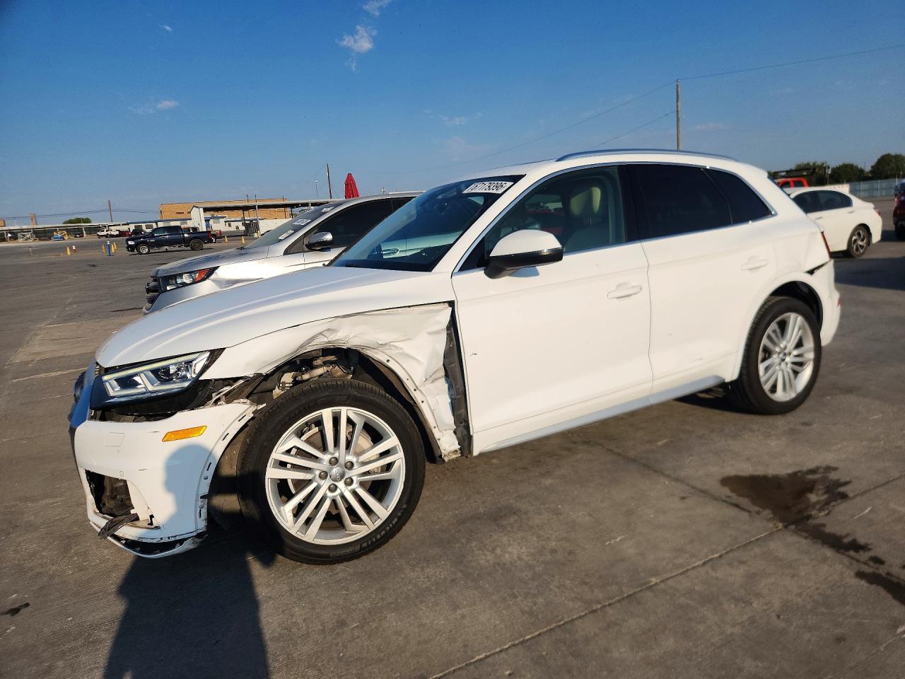 2018 Audi Q5 Premium Plus White vin: WA1BNAFY6J2010769