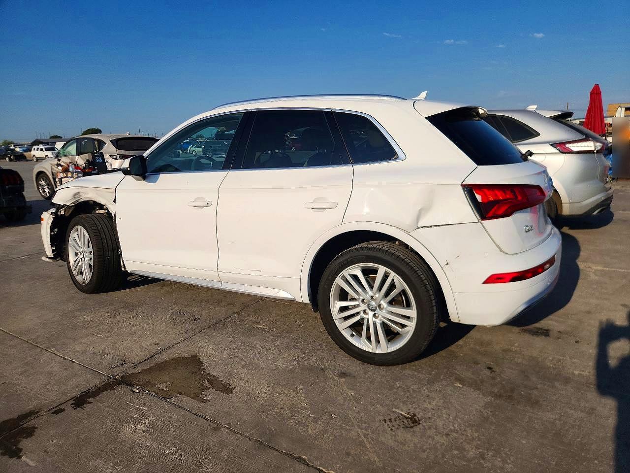 2018 Audi Q5 Premium Plus White vin: WA1BNAFY6J2010769
