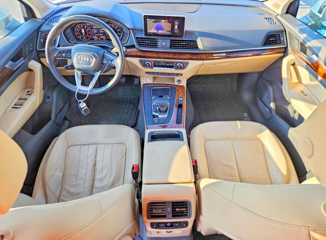 2018 Audi Q5 Premium Plus White vin: WA1BNAFY6J2010769