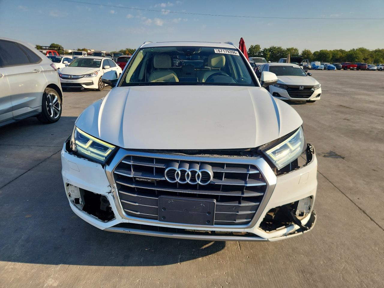 2018 Audi Q5 Premium Plus White vin: WA1BNAFY6J2010769