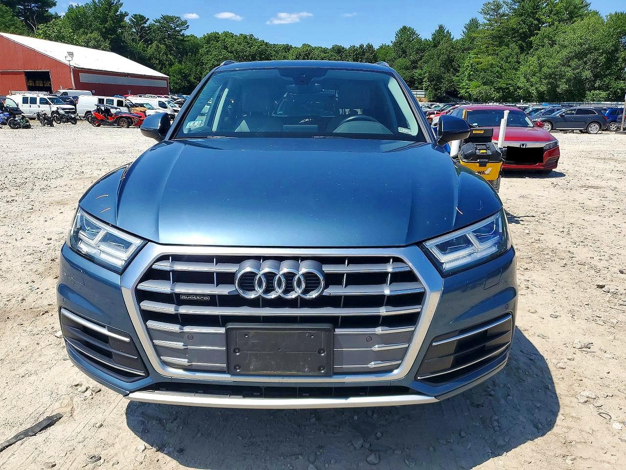 2018 Audi Q5 Blue vin: WA1BNAFY7J2203965