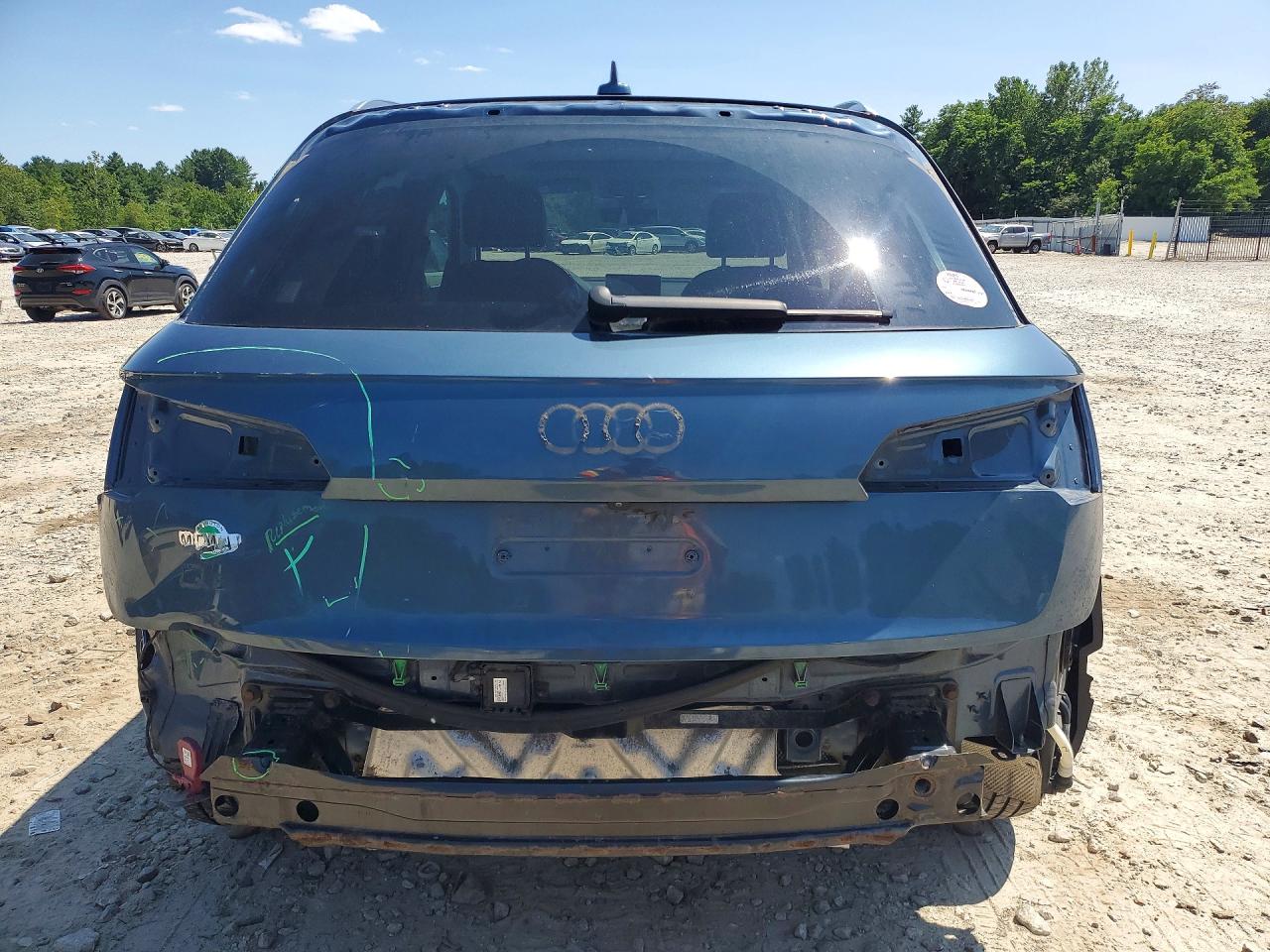 2018 Audi Q5 Blue vin: WA1BNAFY7J2203965