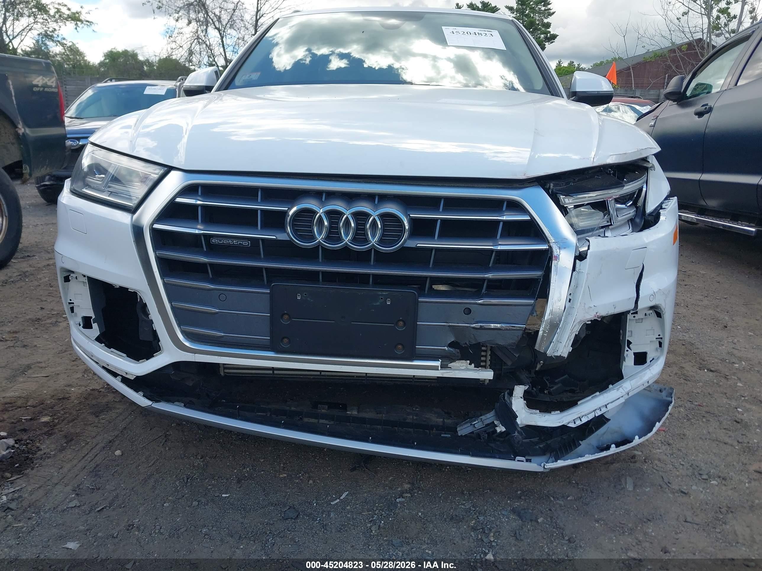 2019 Audi Q5 45 Premium White vin: WA1BNAFY7K2052904