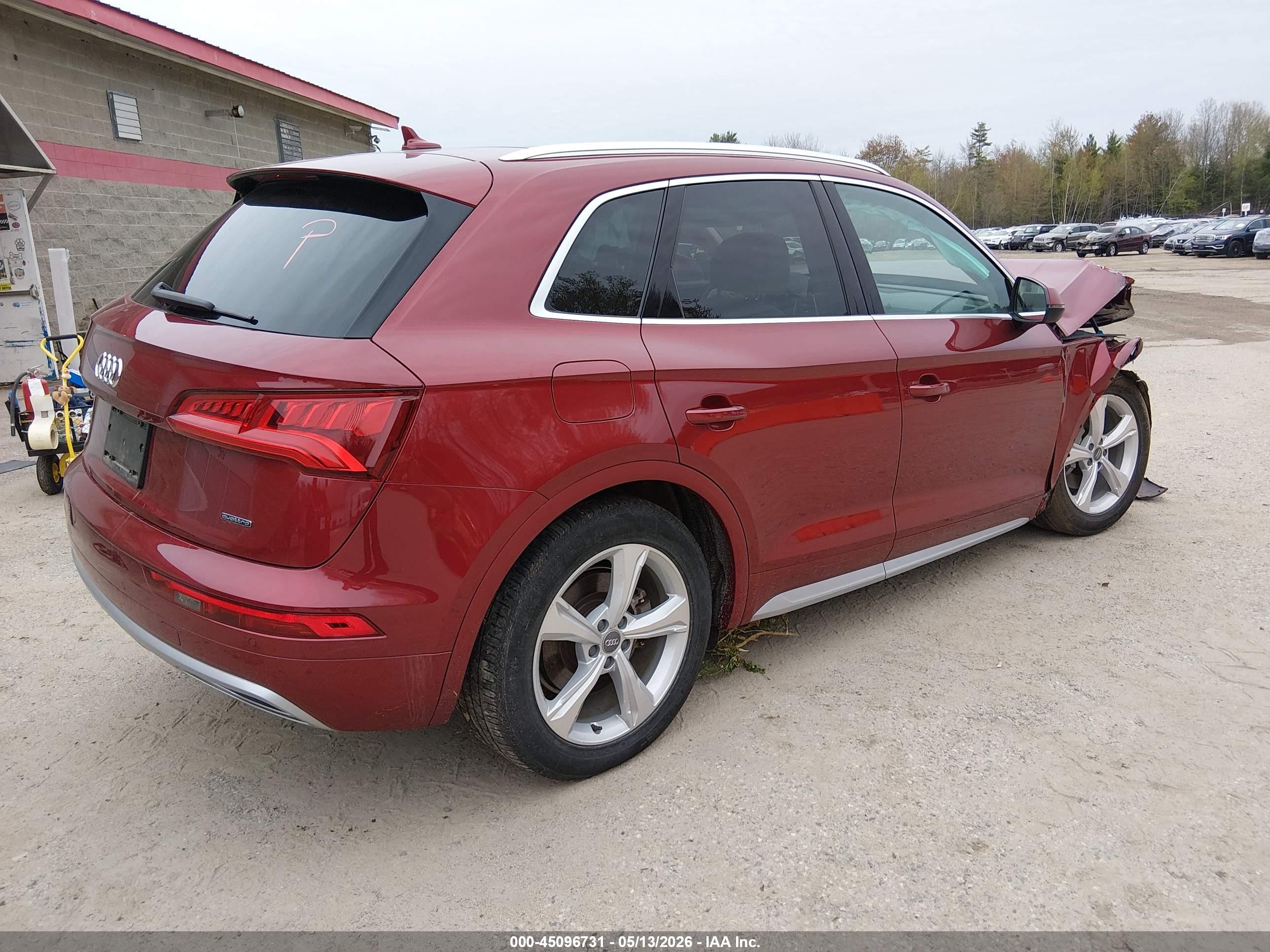 2020 Audi Q5 Premium Plus 45 Tfsi Quattro S Tronic Red vin: WA1BNAFY8L2078204