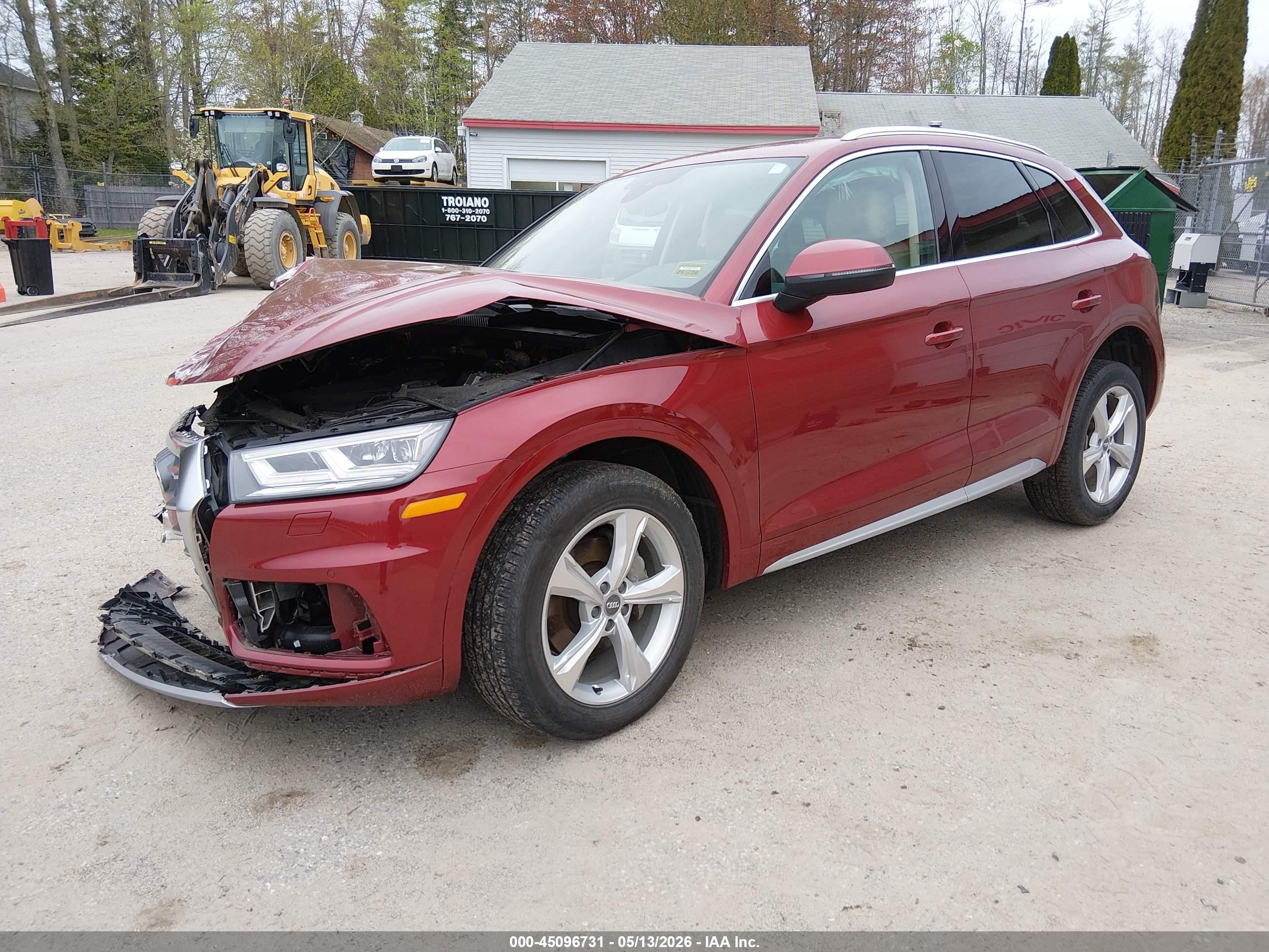 2020 Audi Q5 Premium Plus 45 Tfsi Quattro S Tronic Red vin: WA1BNAFY8L2078204