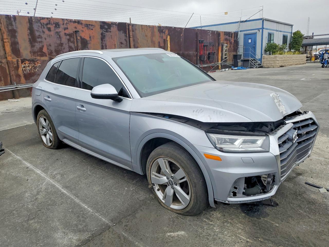 2019 Audi Q5 Premium Plus Silver vin: WA1BNAFY9K2020357