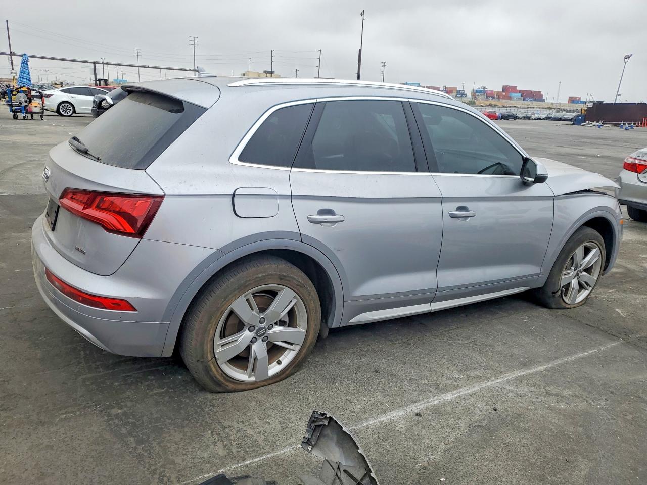 2019 Audi Q5 Premium Plus Silver vin: WA1BNAFY9K2020357