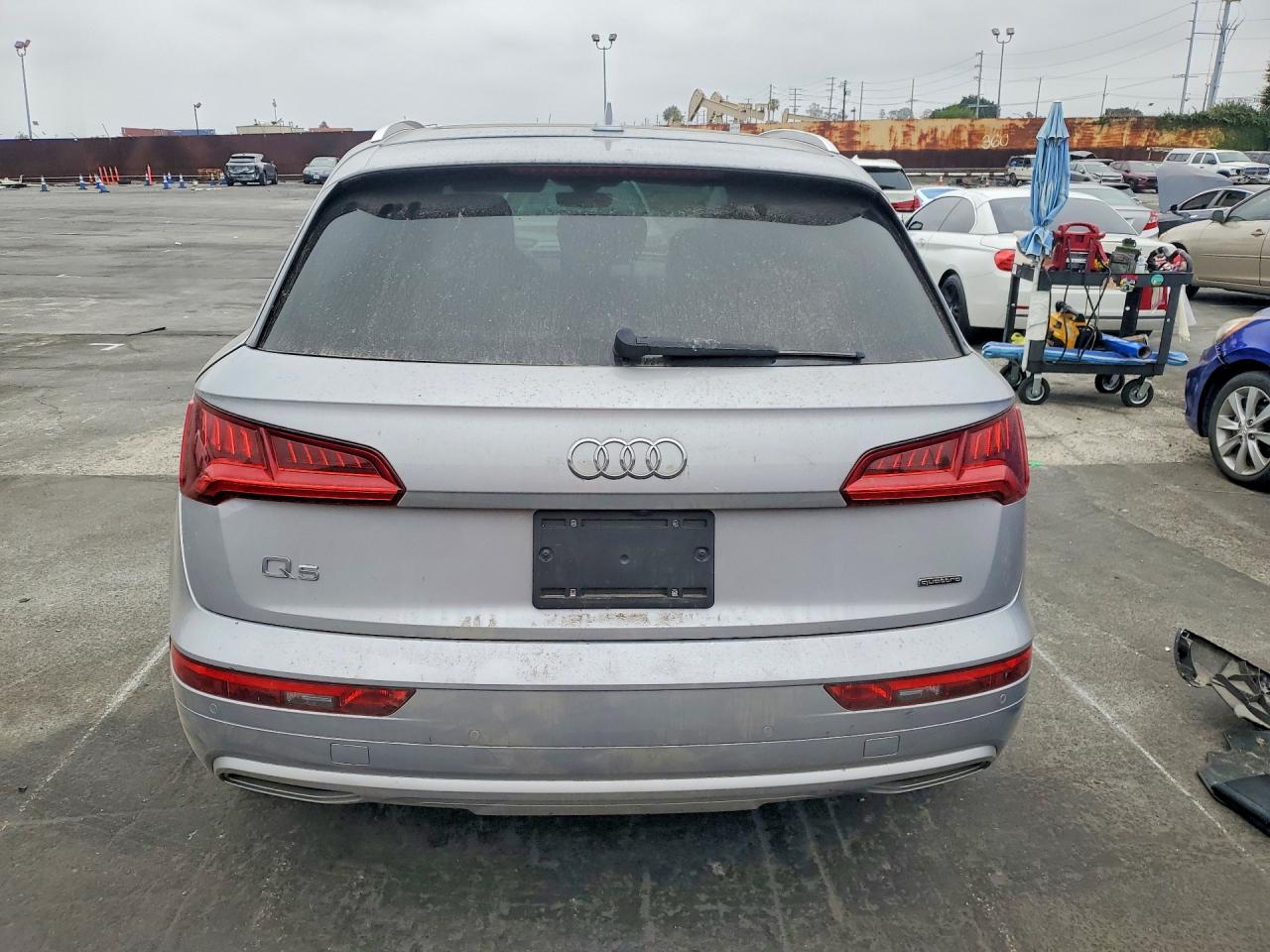 2019 Audi Q5 Premium Plus Silver vin: WA1BNAFY9K2020357