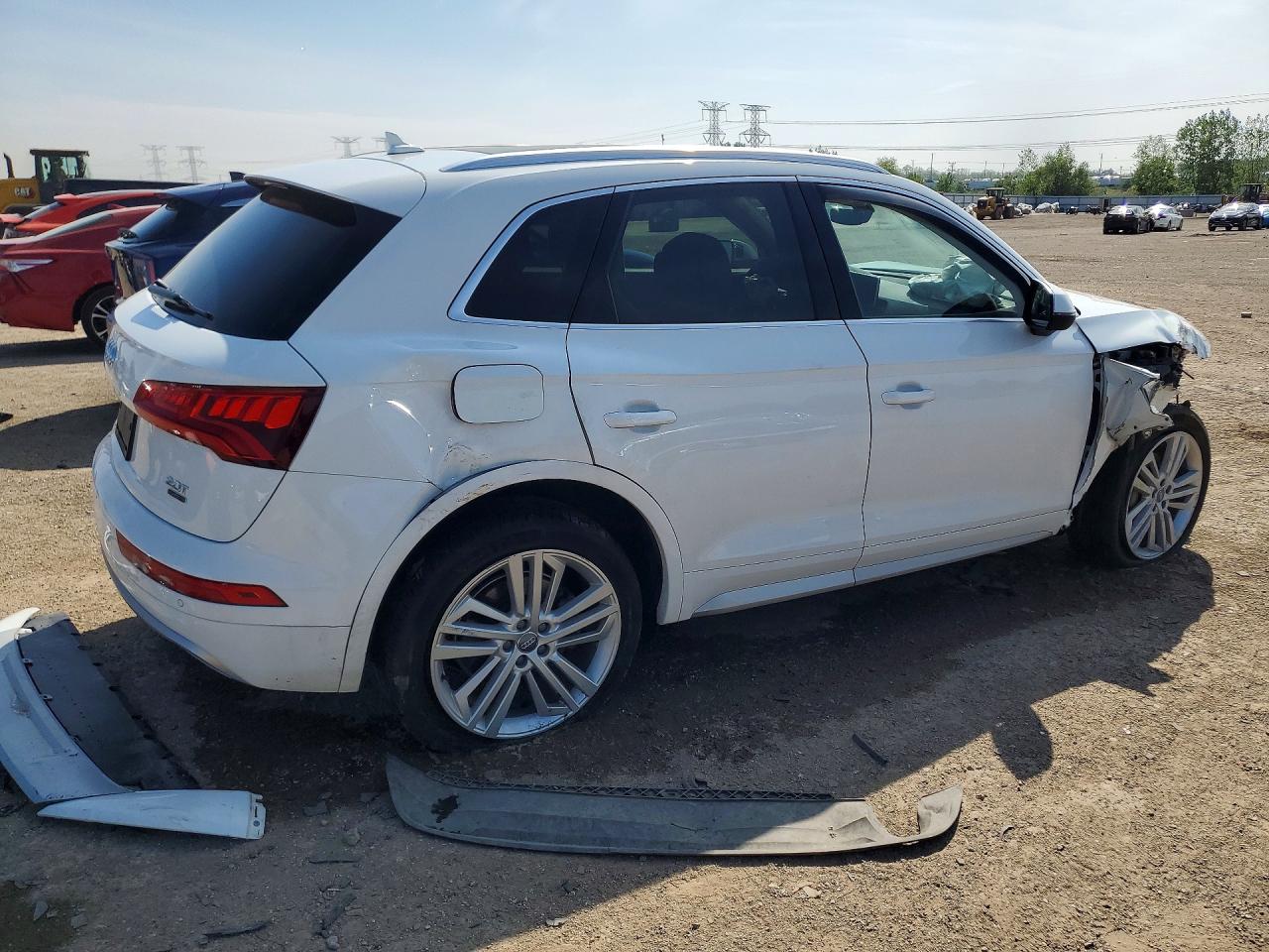 2018 Audi Q5 Premium Plus White vin: WA1BNAFYXJ2002724