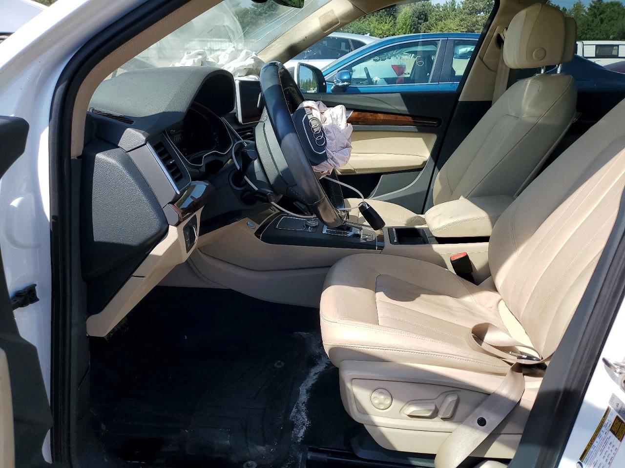 2018 Audi Q5 Premium Plus White vin: WA1BNAFYXJ2002724