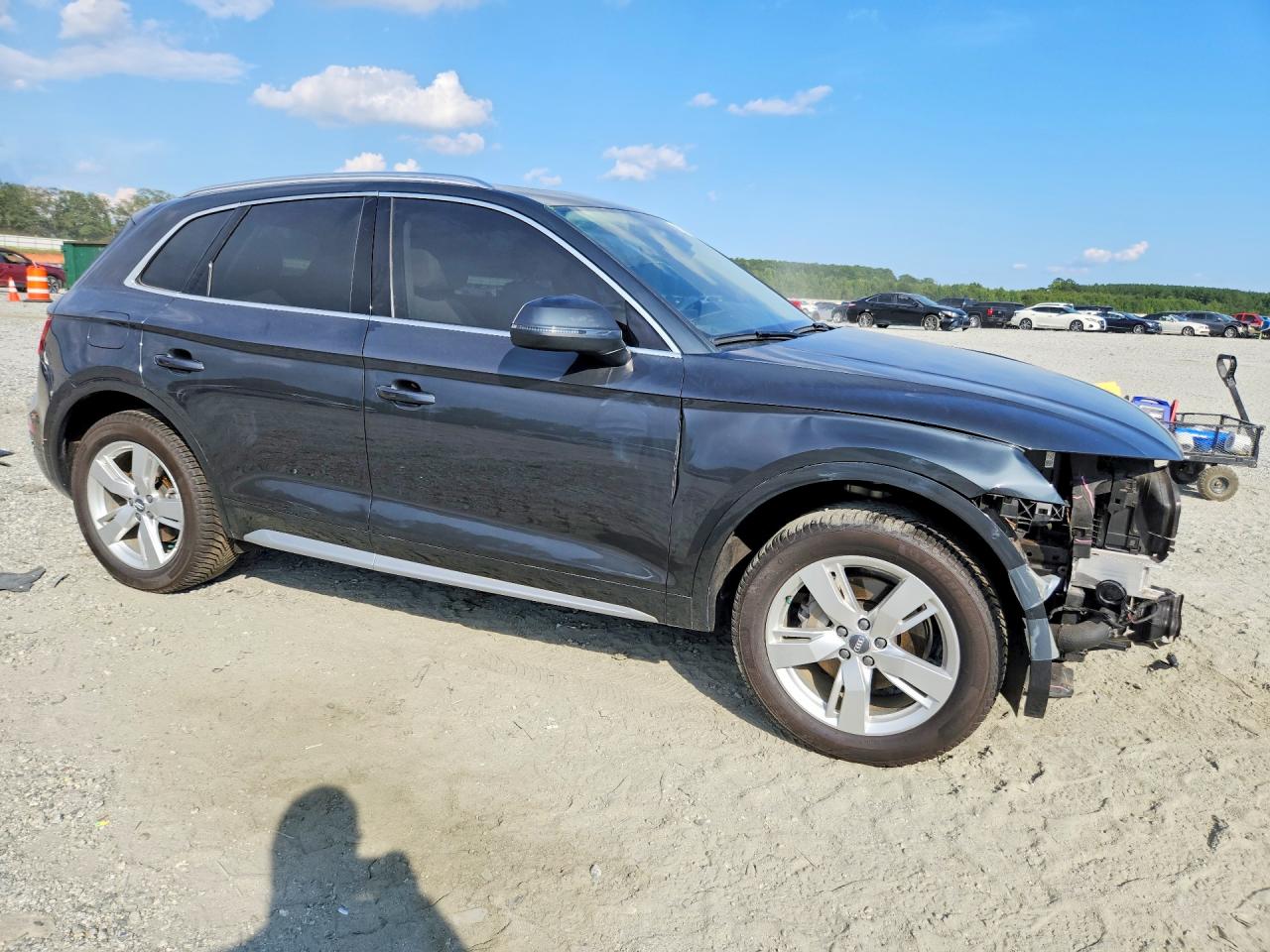 2018 Audi Q5 Premium Plus Gray vin: WA1BNAFYXJ2052149
