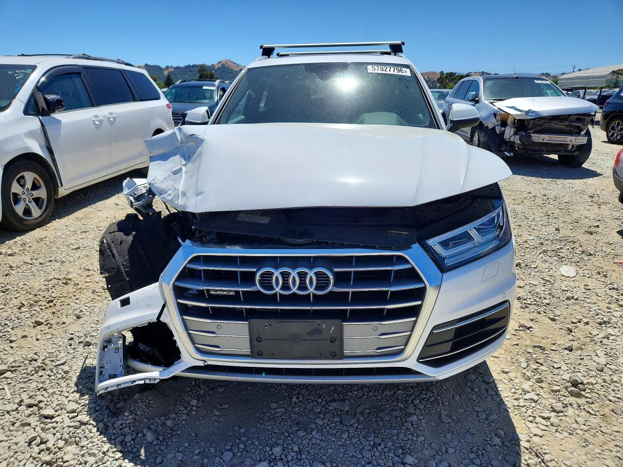 2019 Audi Q5 Premium Plus White vin: WA1BNAFYXK2093236