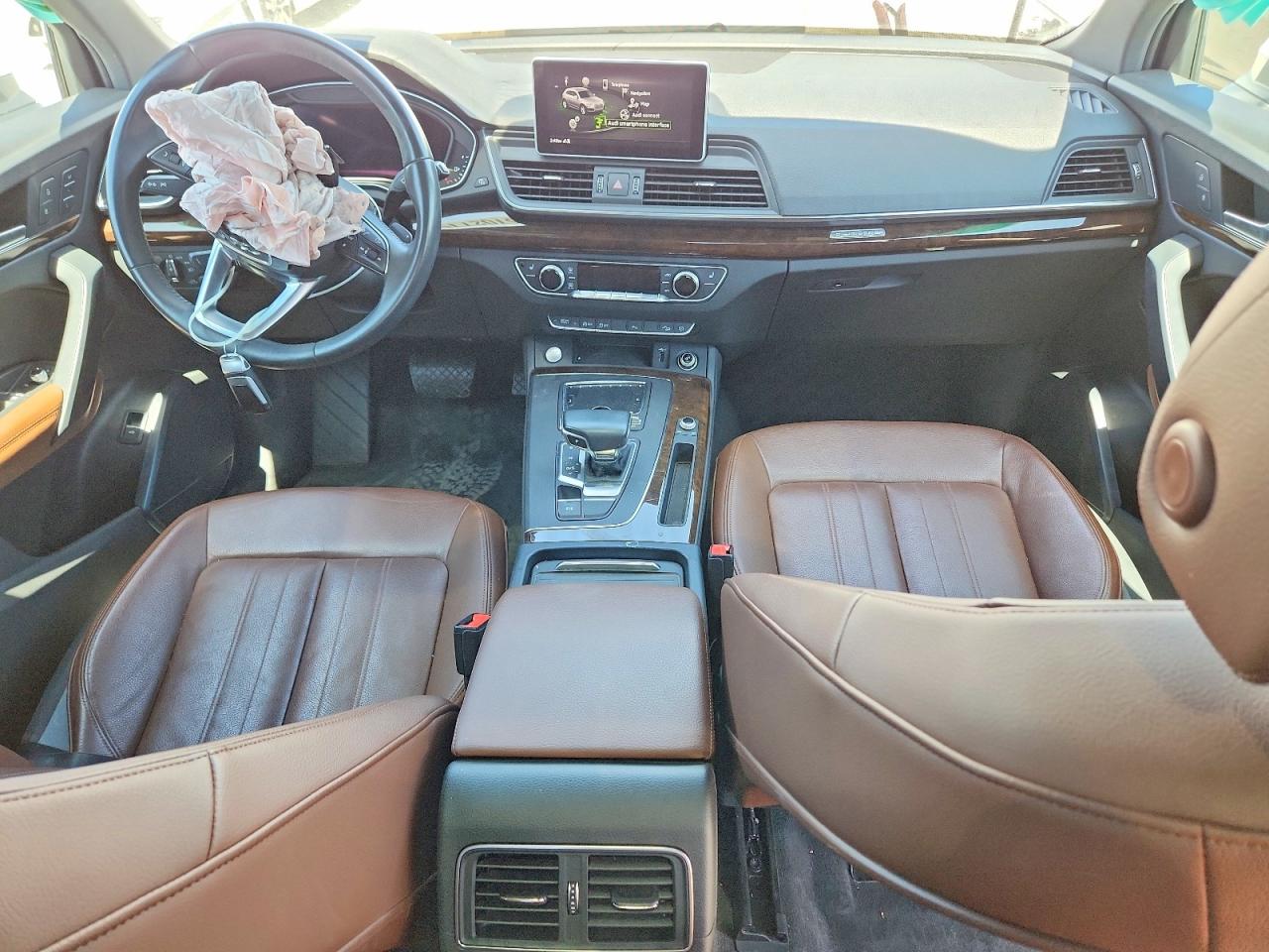 2019 Audi Q5 Premium Plus White vin: WA1BNAFYXK2093236