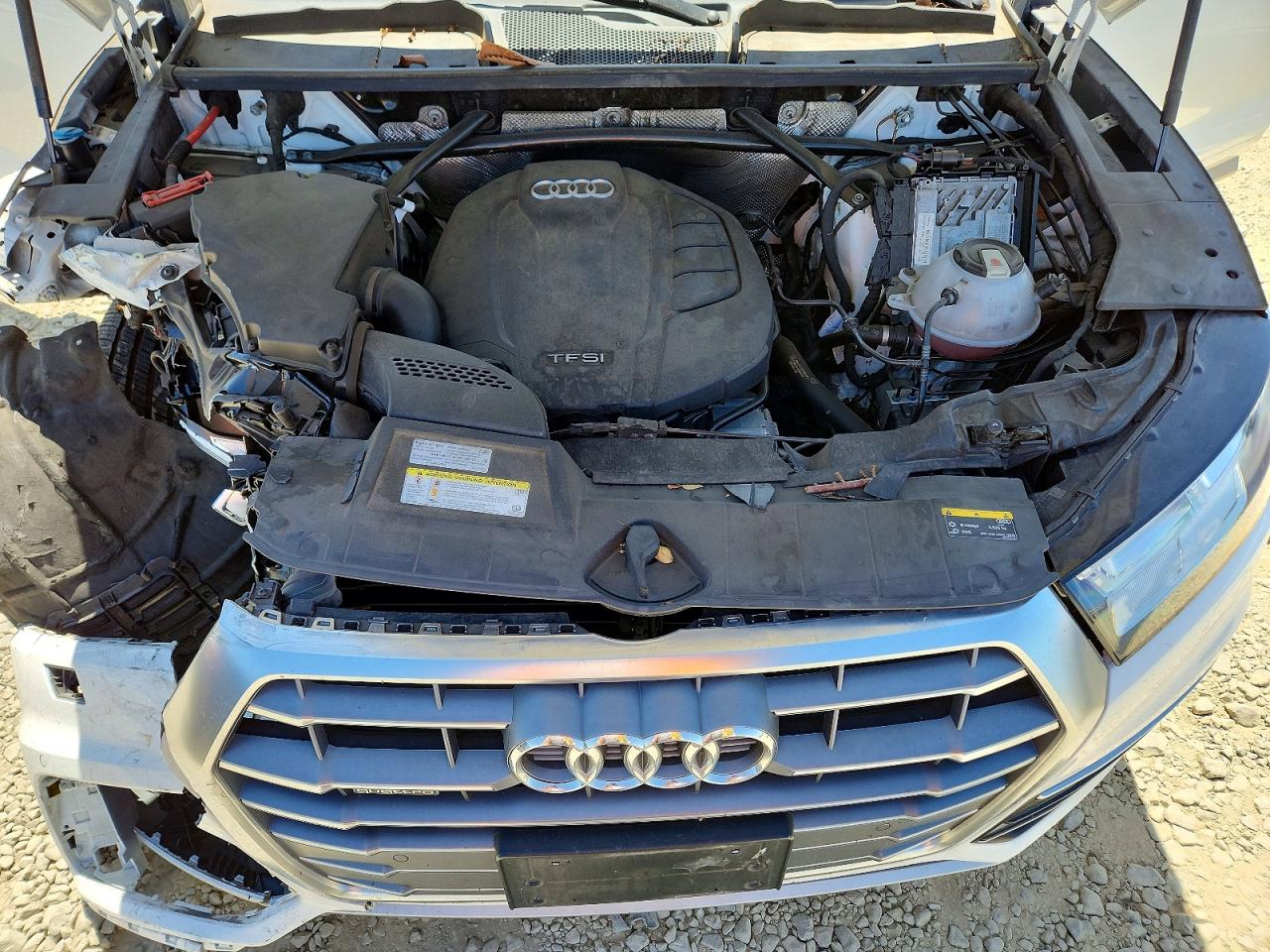 2019 Audi Q5 Premium Plus White vin: WA1BNAFYXK2093236
