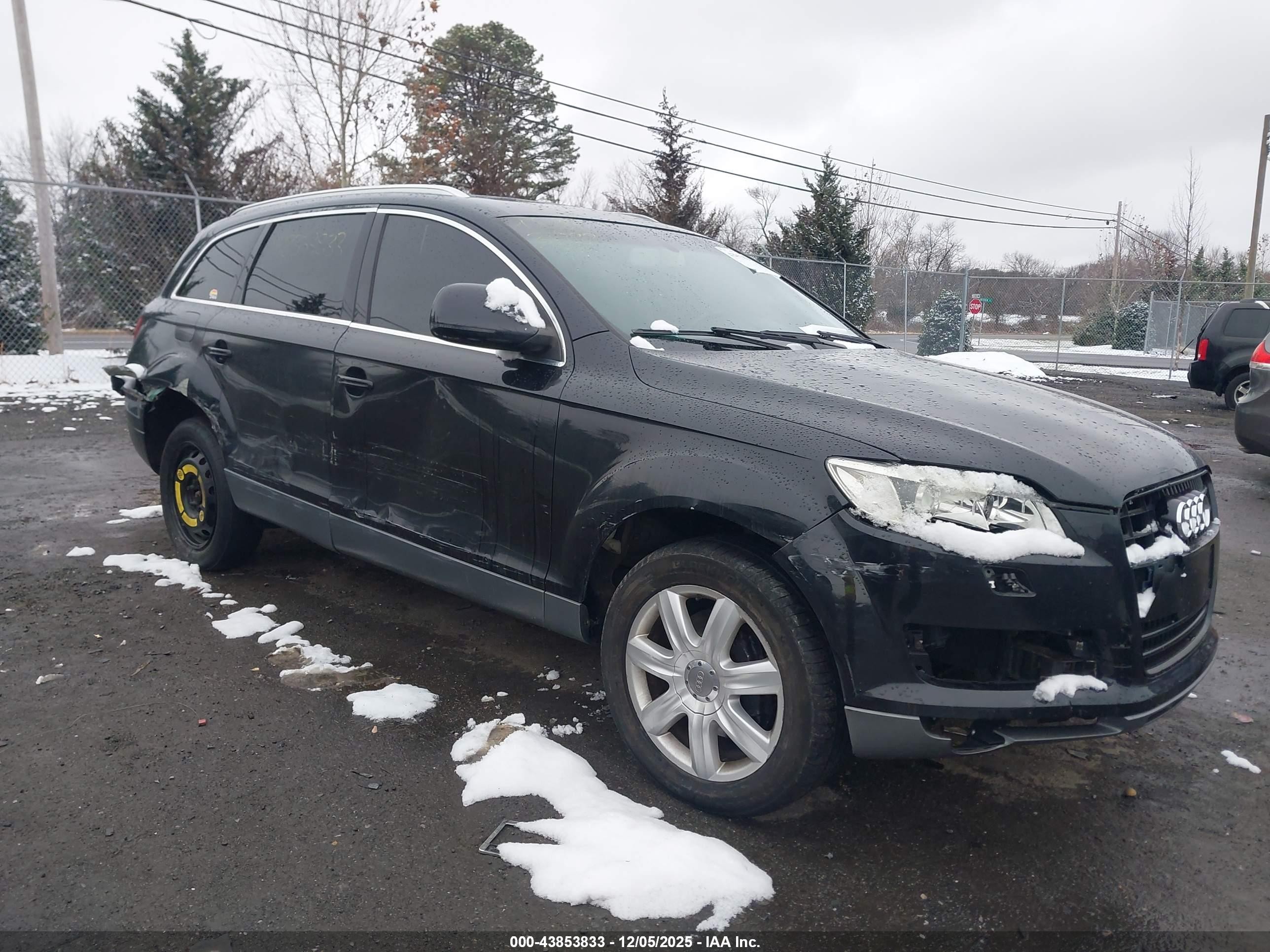 2007 Audi Q7 4.2 Premium Черный vin: WA1BV74L37D053151