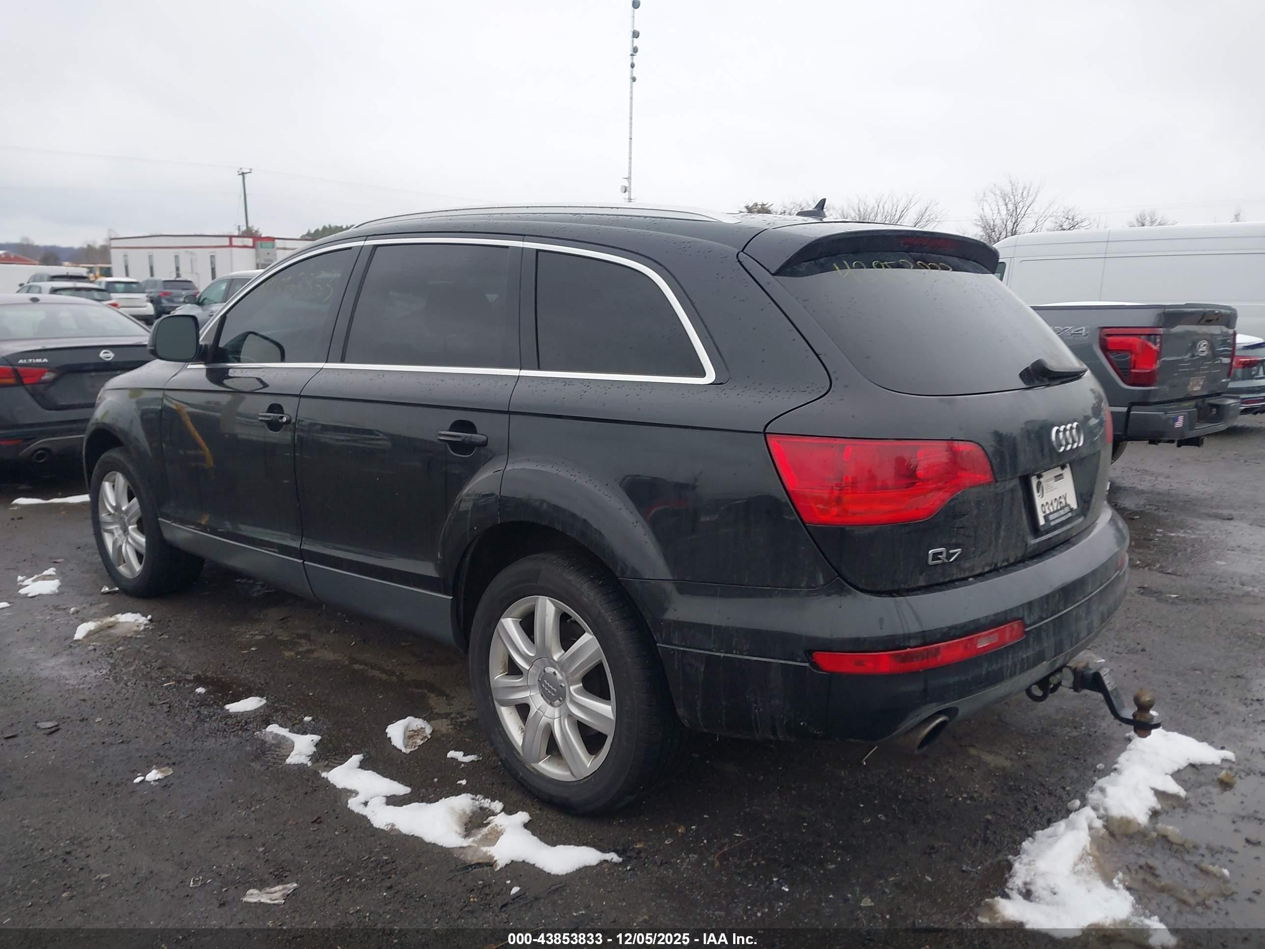 2007 Audi Q7 4.2 Premium Черный vin: WA1BV74L37D053151