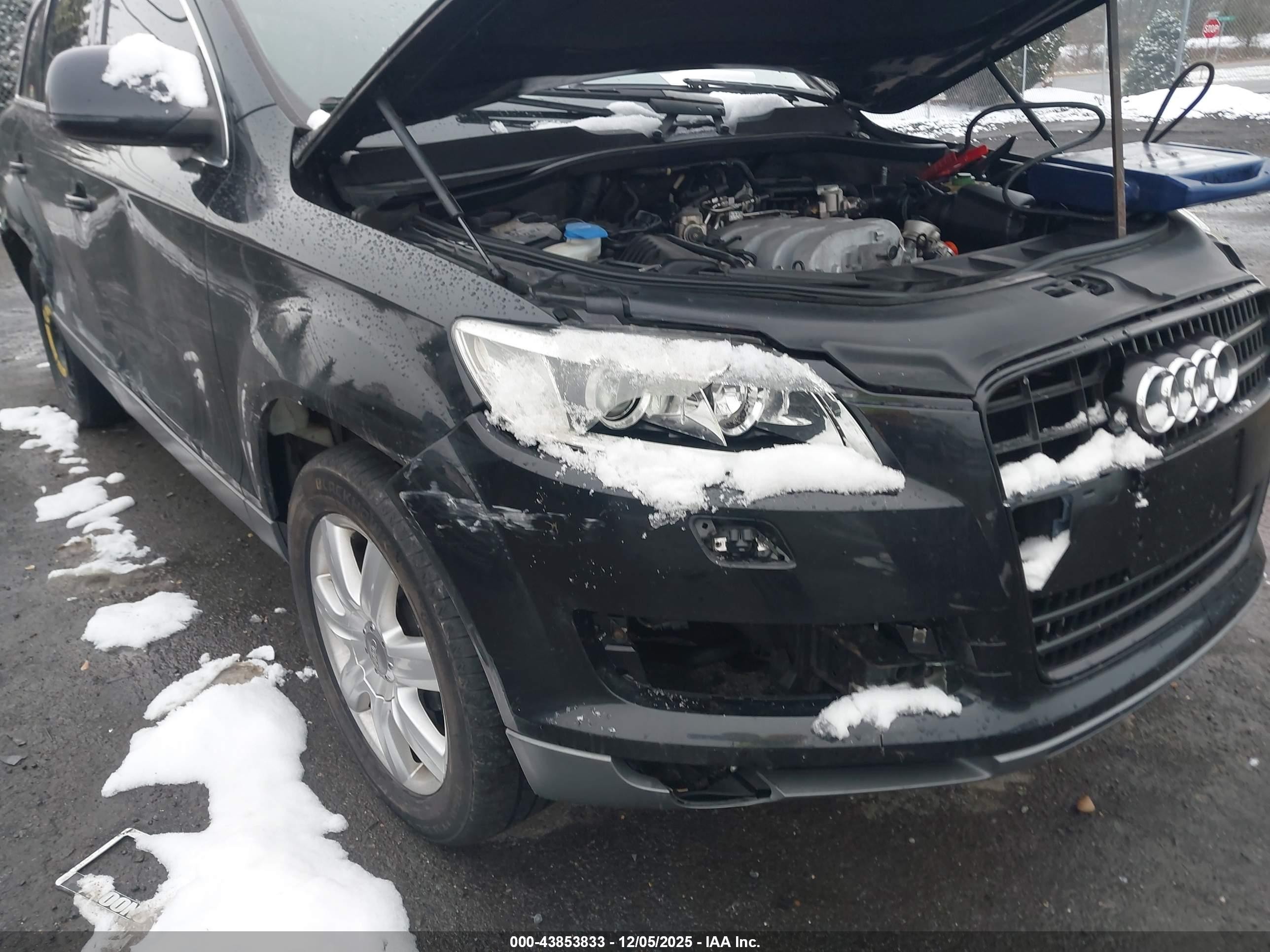 2007 Audi Q7 4.2 Premium Черный vin: WA1BV74L37D053151