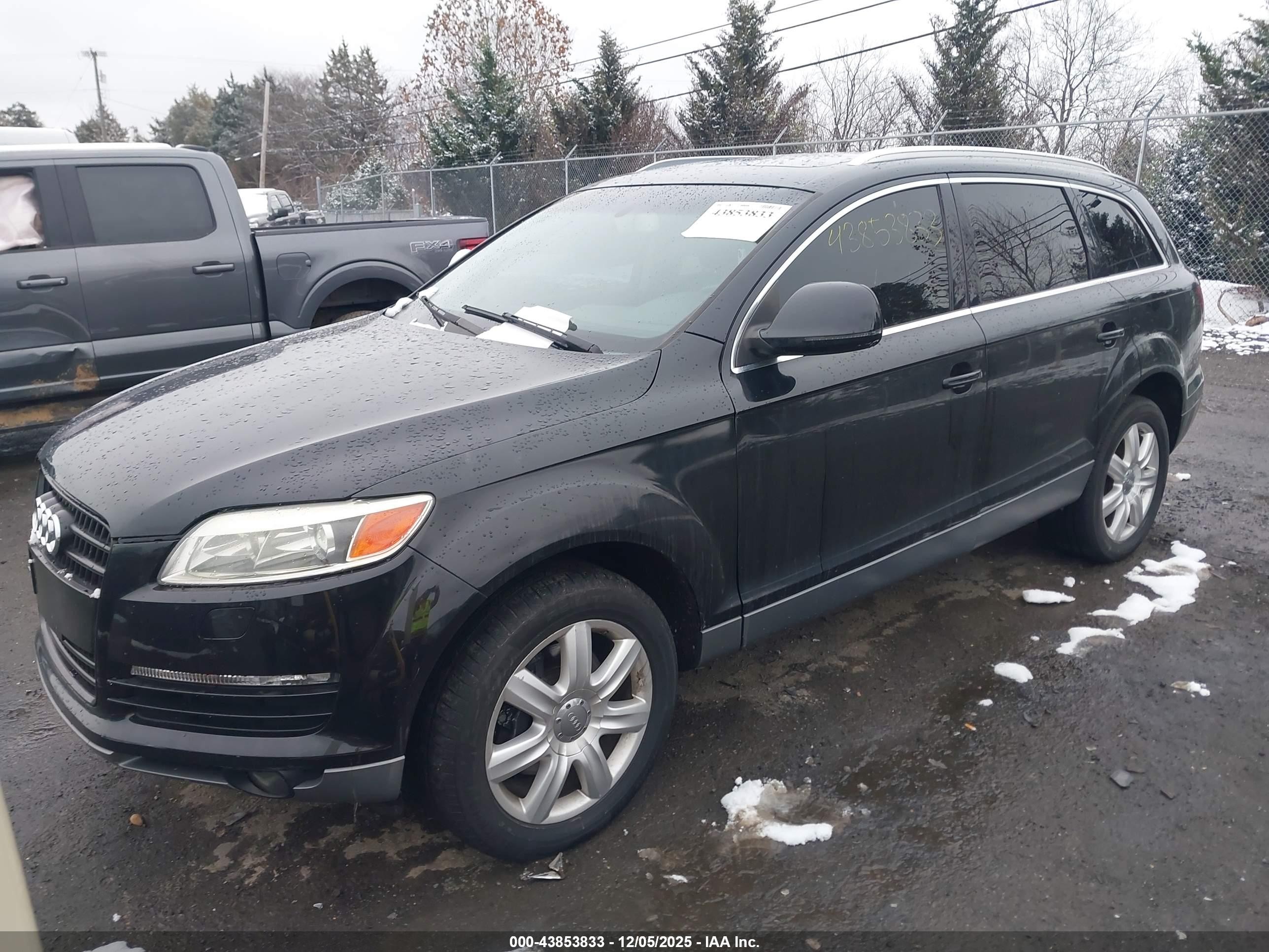 2007 Audi Q7 4.2 Premium Черный vin: WA1BV74L37D053151