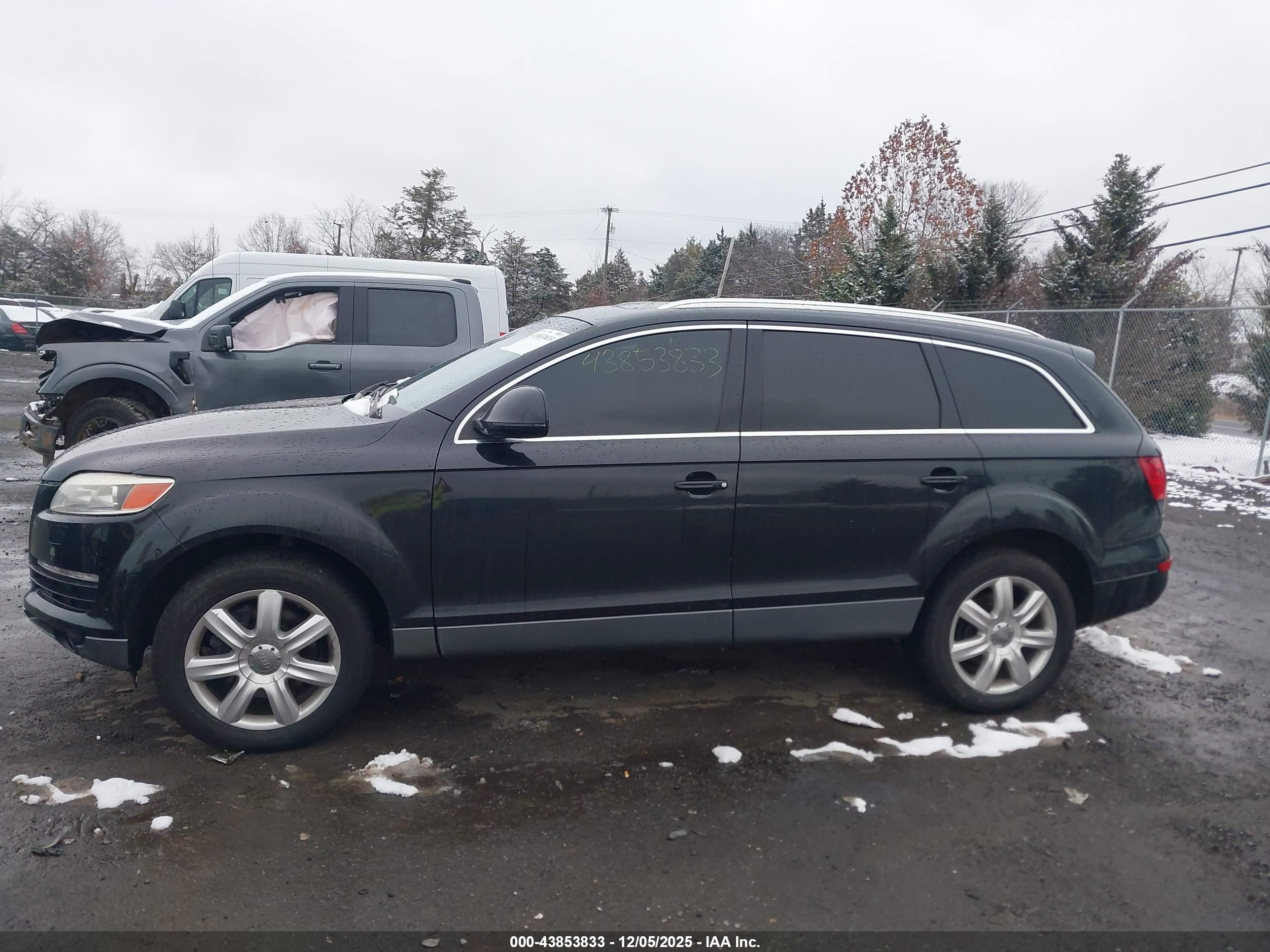 2007 Audi Q7 4.2 Premium Черный vin: WA1BV74L37D053151