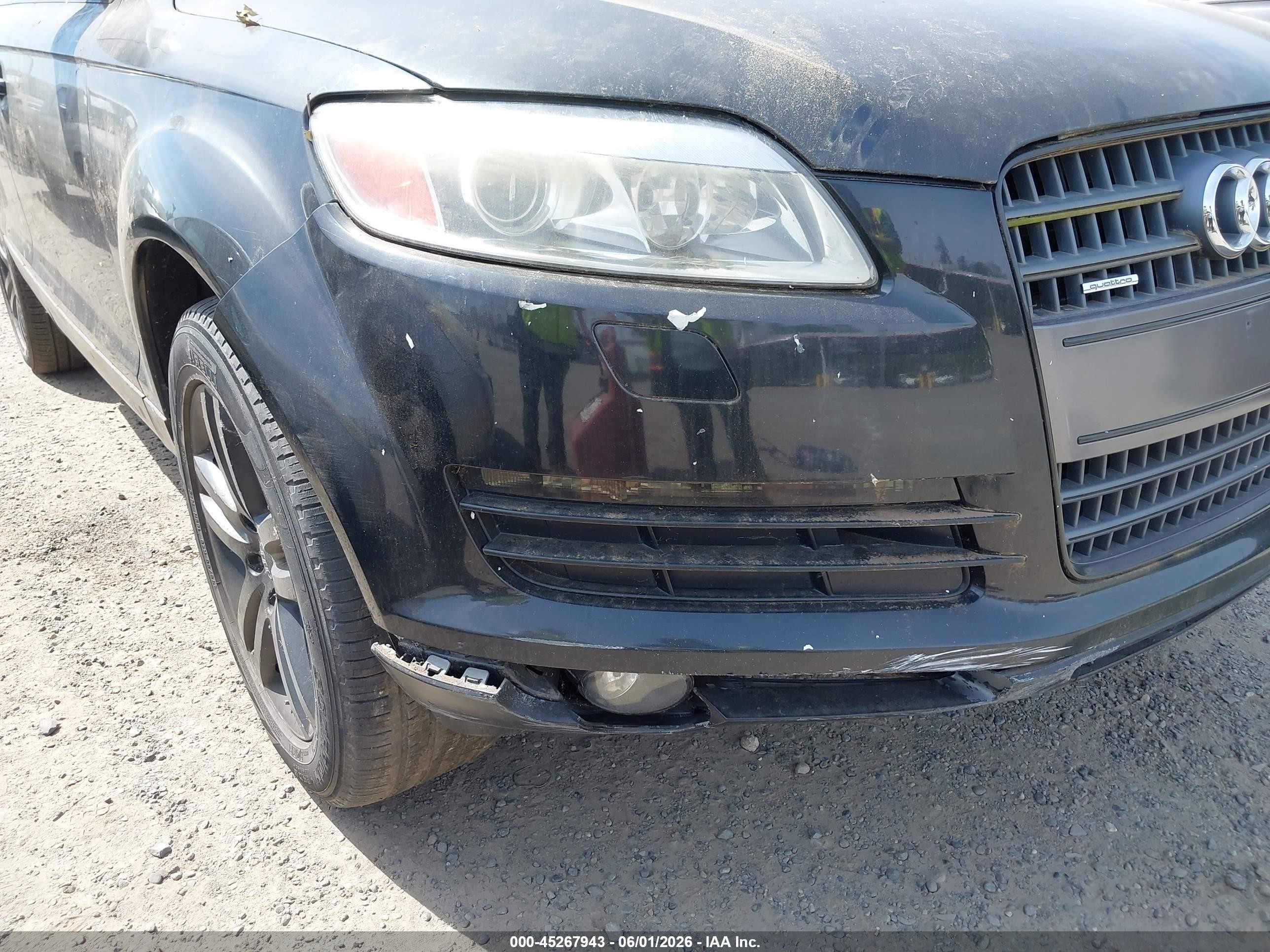 2007 Audi Q7 4.2 Premium Black vin: WA1BV74L37D054624