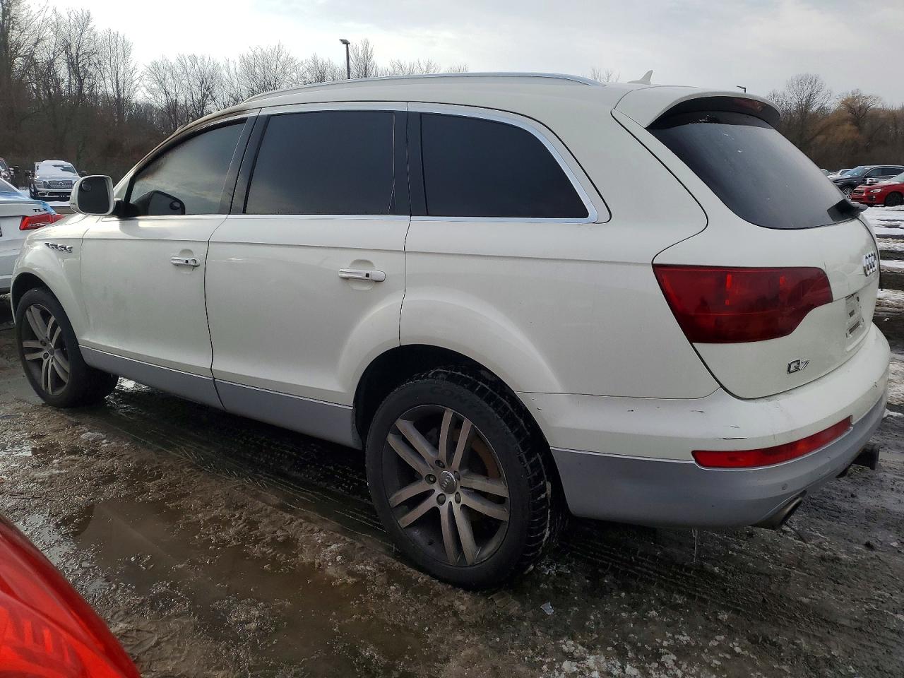 2007 Audi Q7 4.2 Quattro Premium White vin: WA1BV74L47D063770