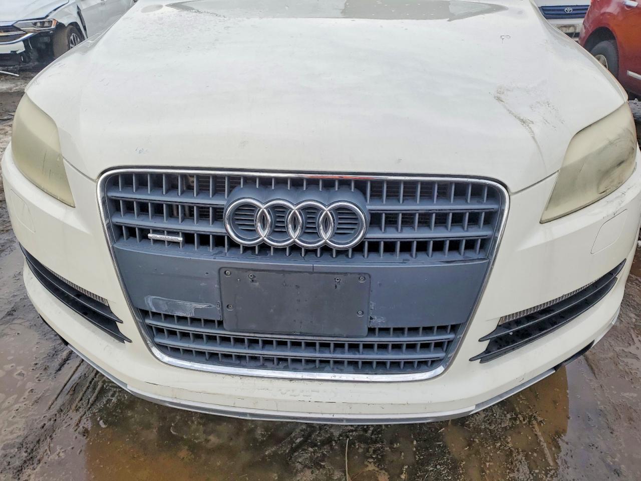 2007 Audi Q7 4.2 Quattro Premium White vin: WA1BV74L47D063770