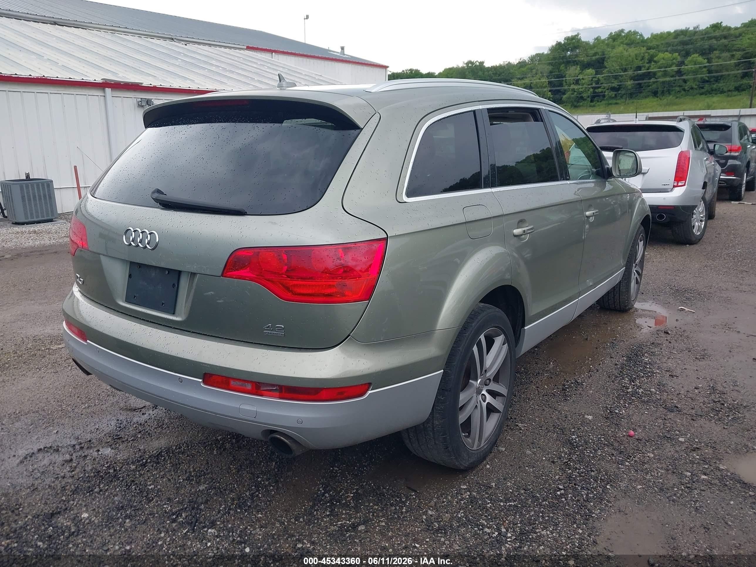 2007 Audi Q7 4.2 Premium Green vin: WA1BV74L67D032245
