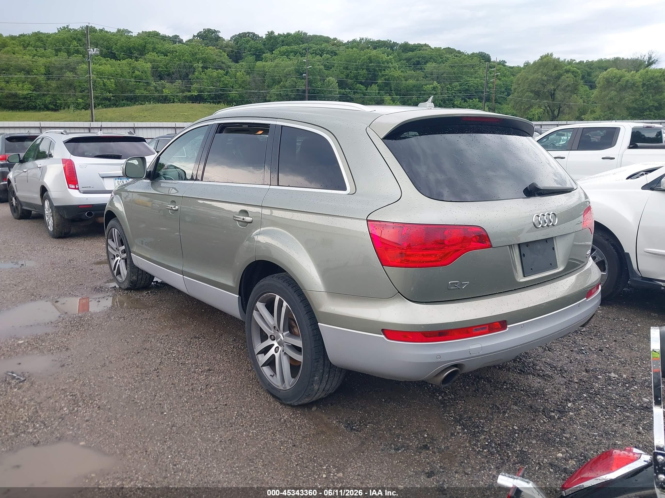 2007 Audi Q7 4.2 Premium Green vin: WA1BV74L67D032245