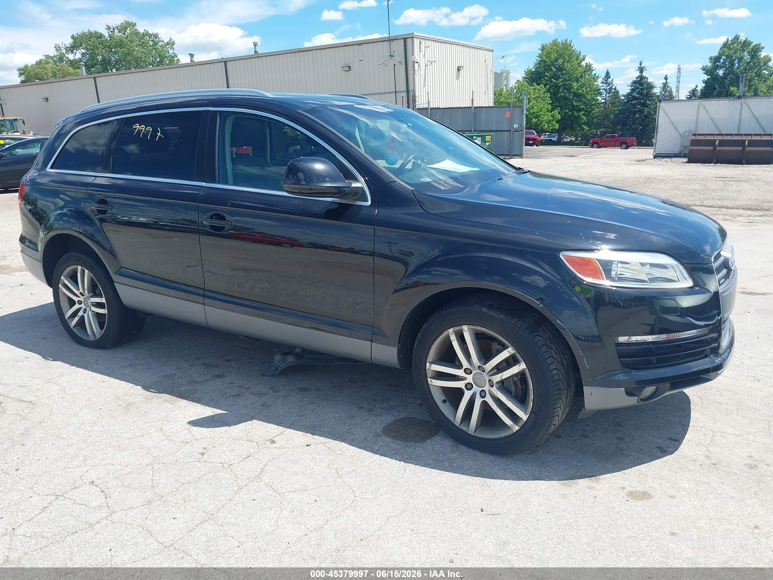 2007 Audi Q7 4.2 Premium Black vin: WA1BV74L87D083617