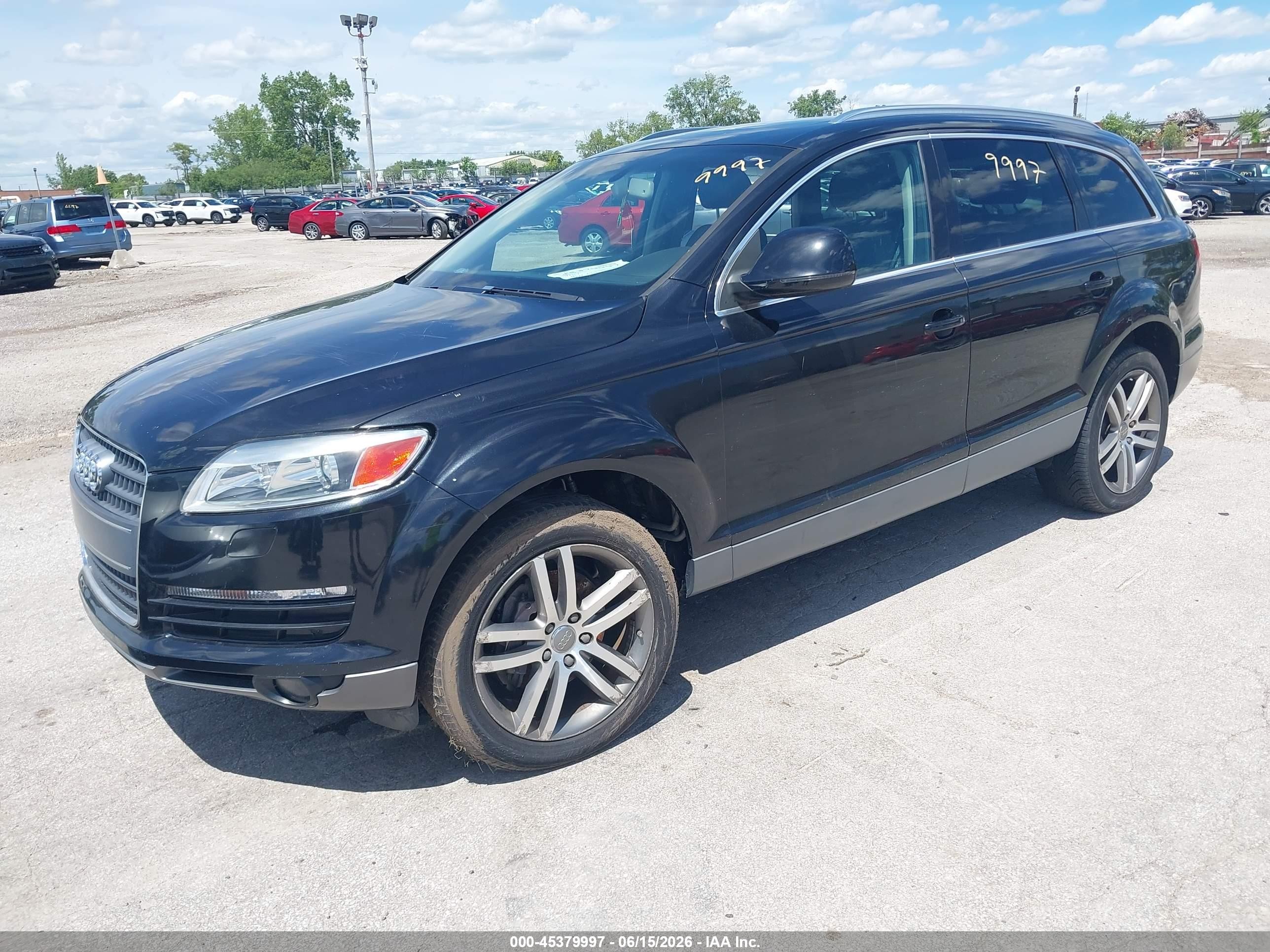 2007 Audi Q7 4.2 Premium Black vin: WA1BV74L87D083617