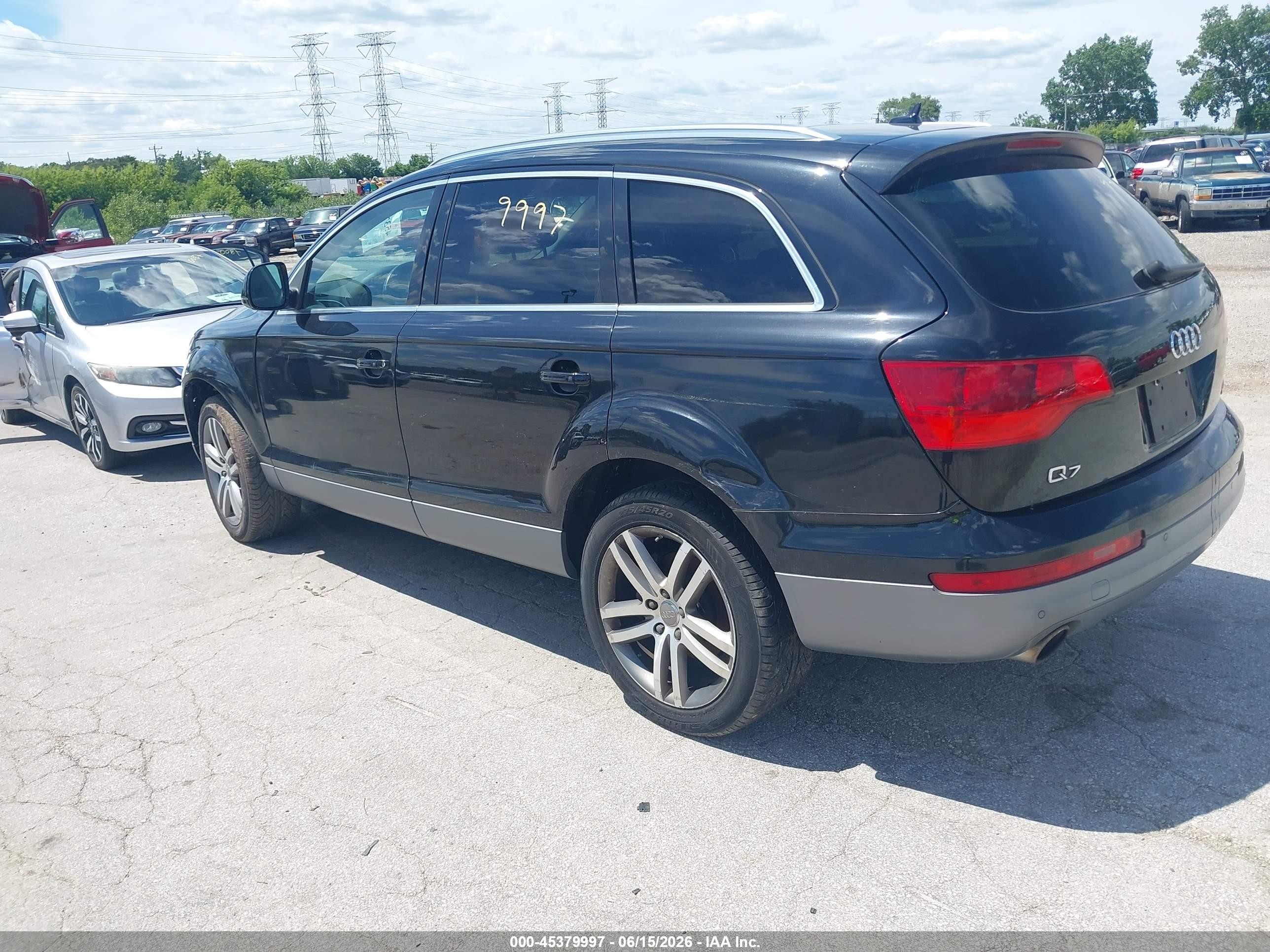 2007 Audi Q7 4.2 Premium Black vin: WA1BV74L87D083617