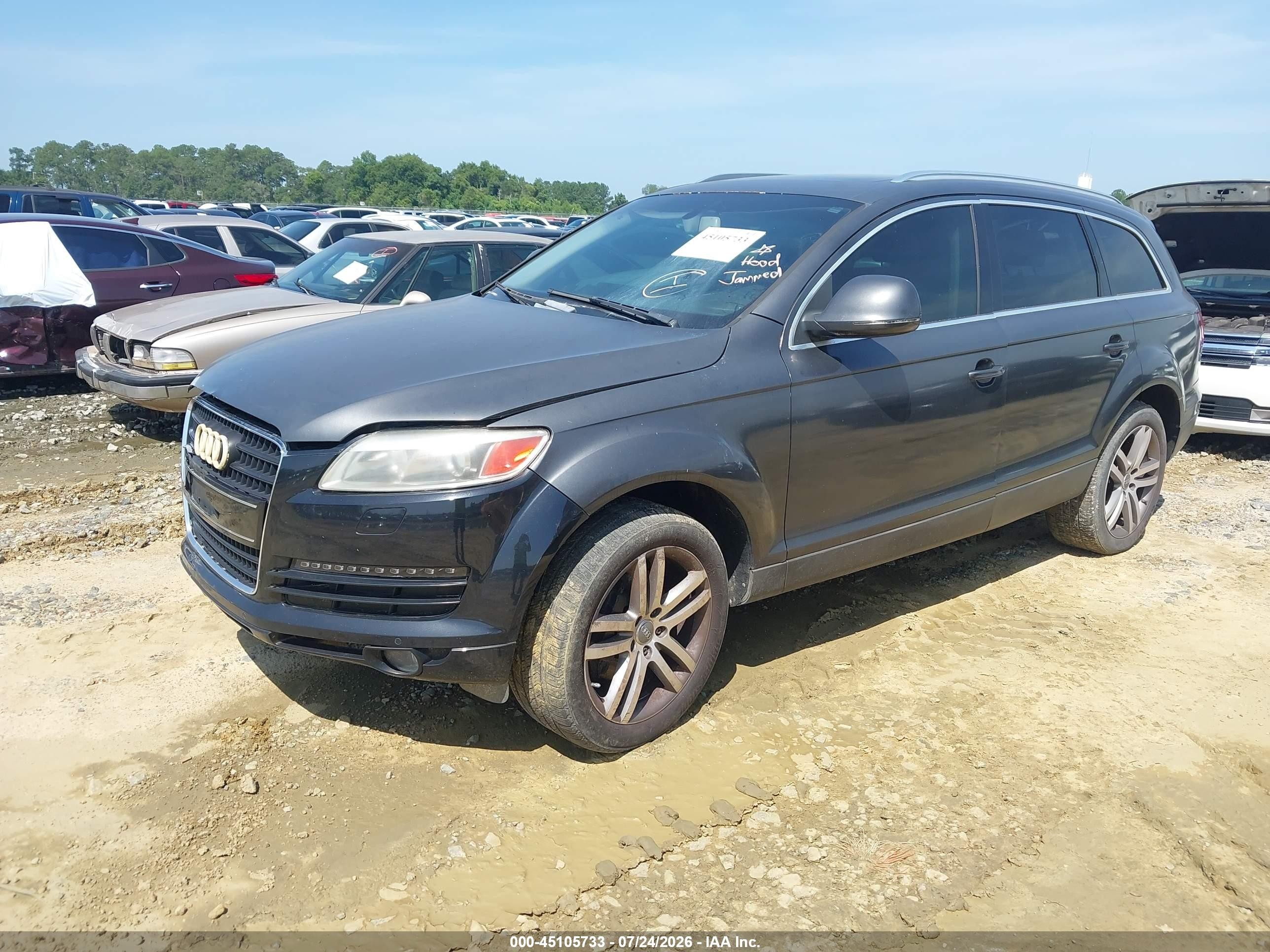 2007 Audi Q7 3.6 Premium Black vin: WA1BY74L07D068312
