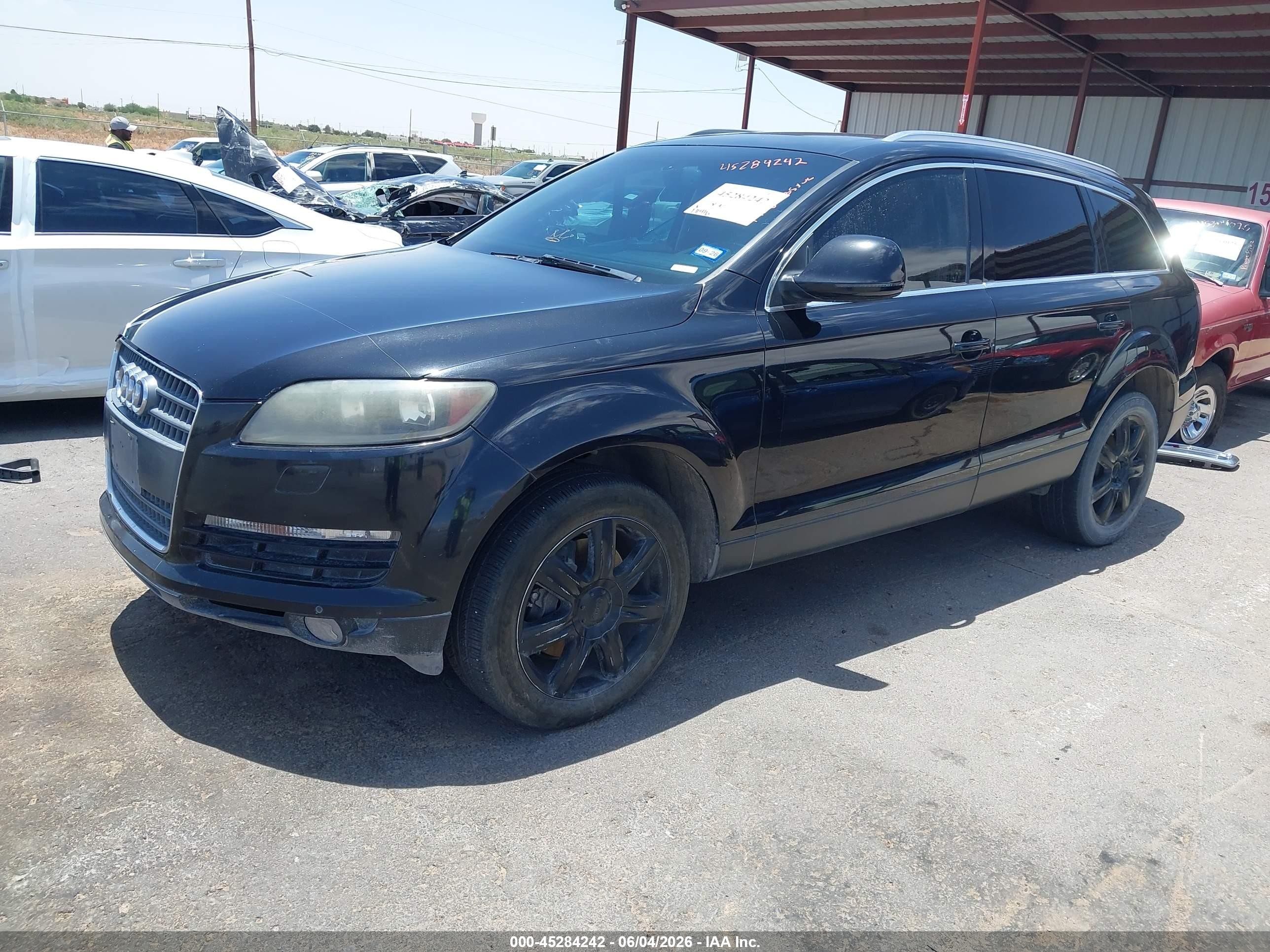 2008 Audi Q7 3.6 Premium Black vin: WA1BY74L08D023369