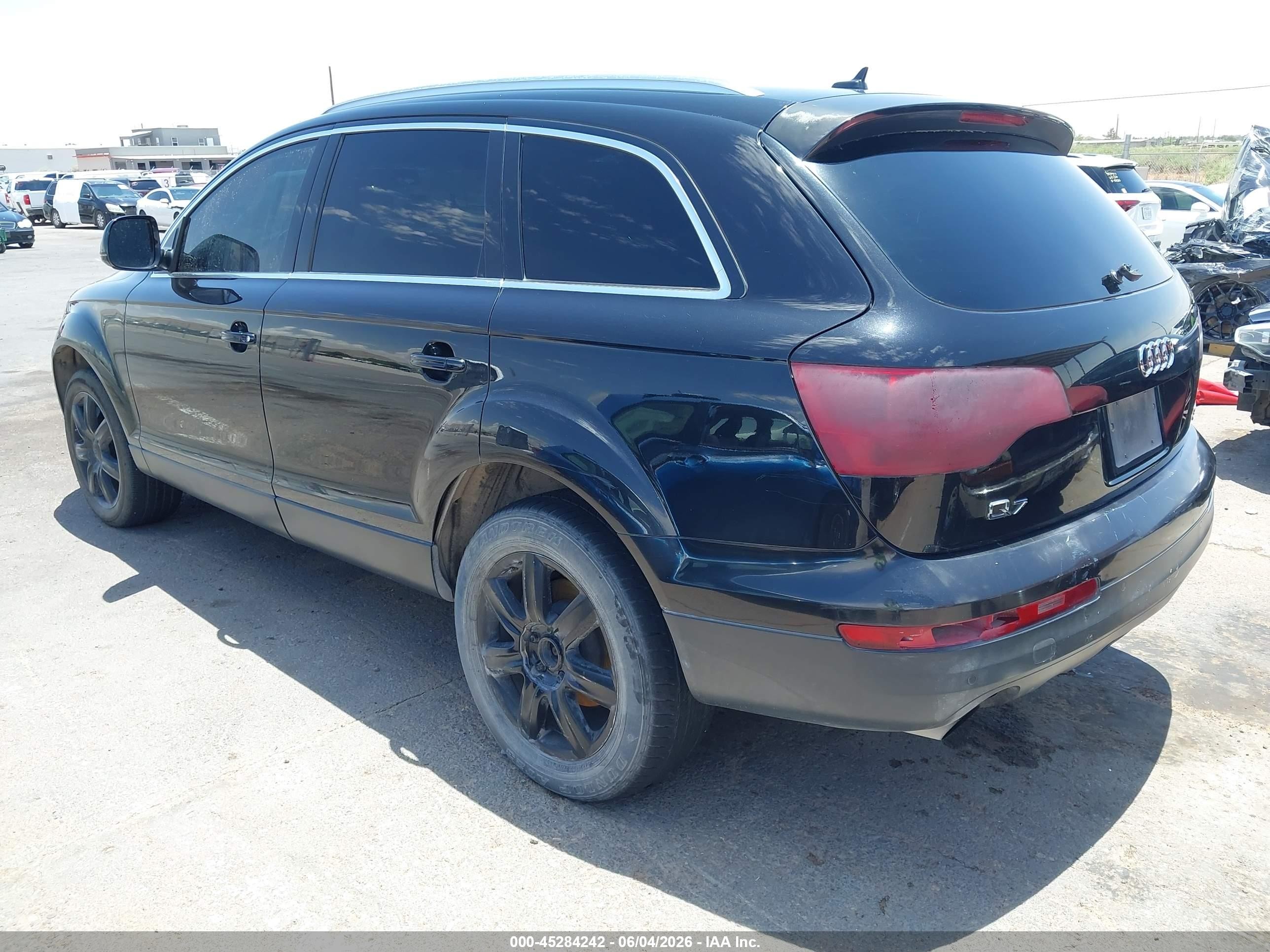 2008 Audi Q7 3.6 Premium Black vin: WA1BY74L08D023369