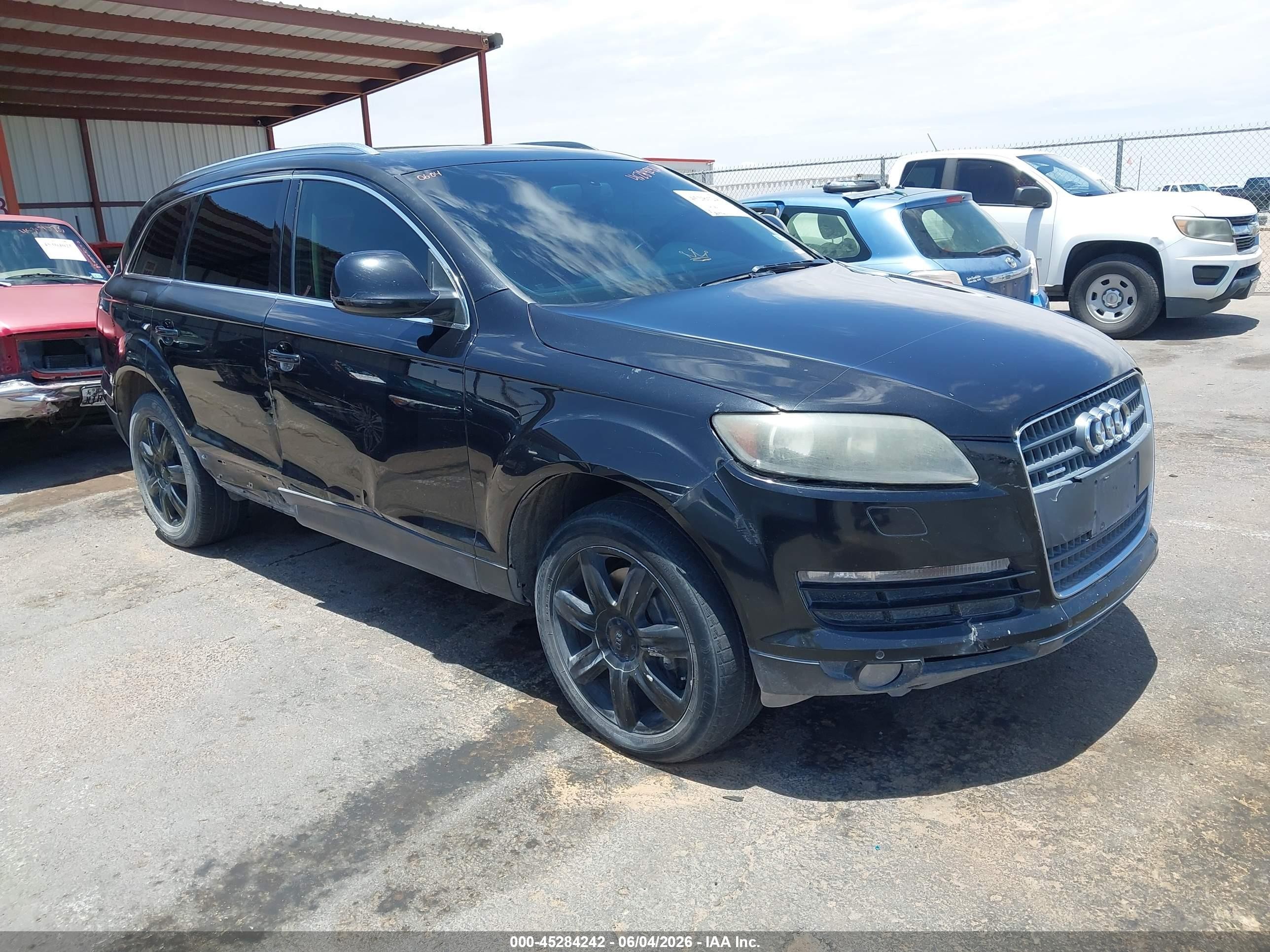 2008 Audi Q7 3.6 Premium Black vin: WA1BY74L08D023369