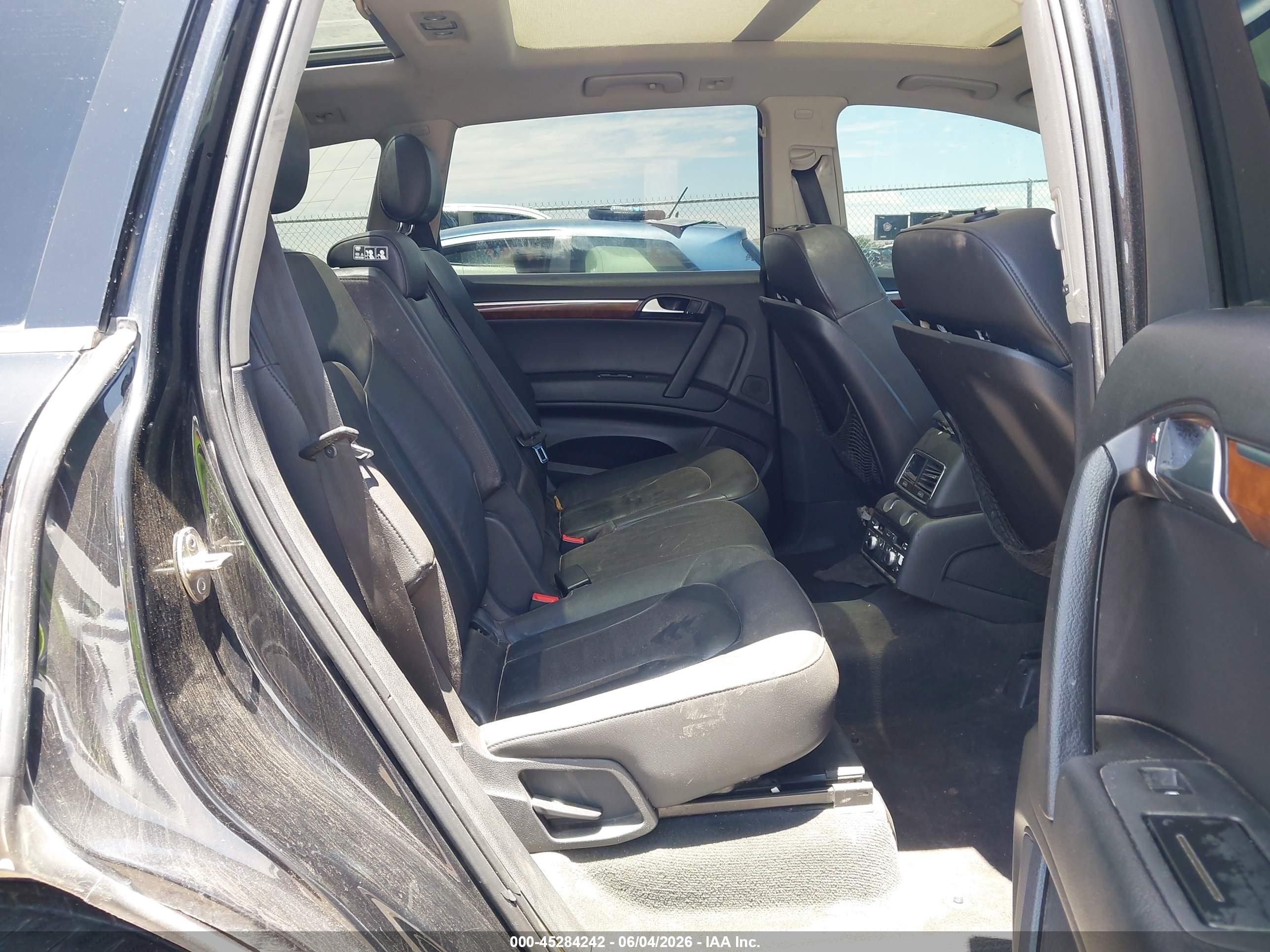 2008 Audi Q7 3.6 Premium Black vin: WA1BY74L08D023369