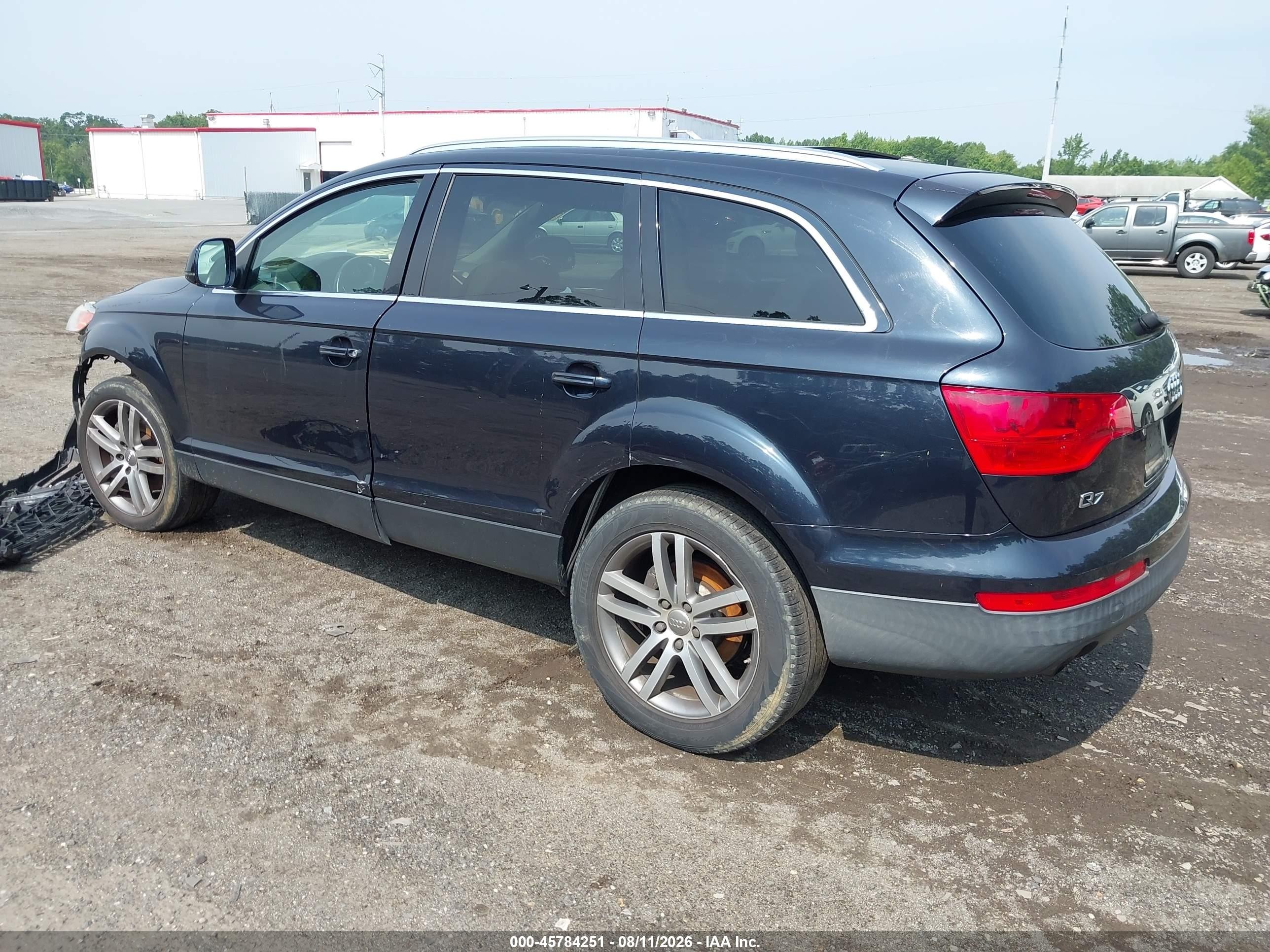 2007 Audi Q7 3.6 Premium Black vin: WA1BY74L17D039286
