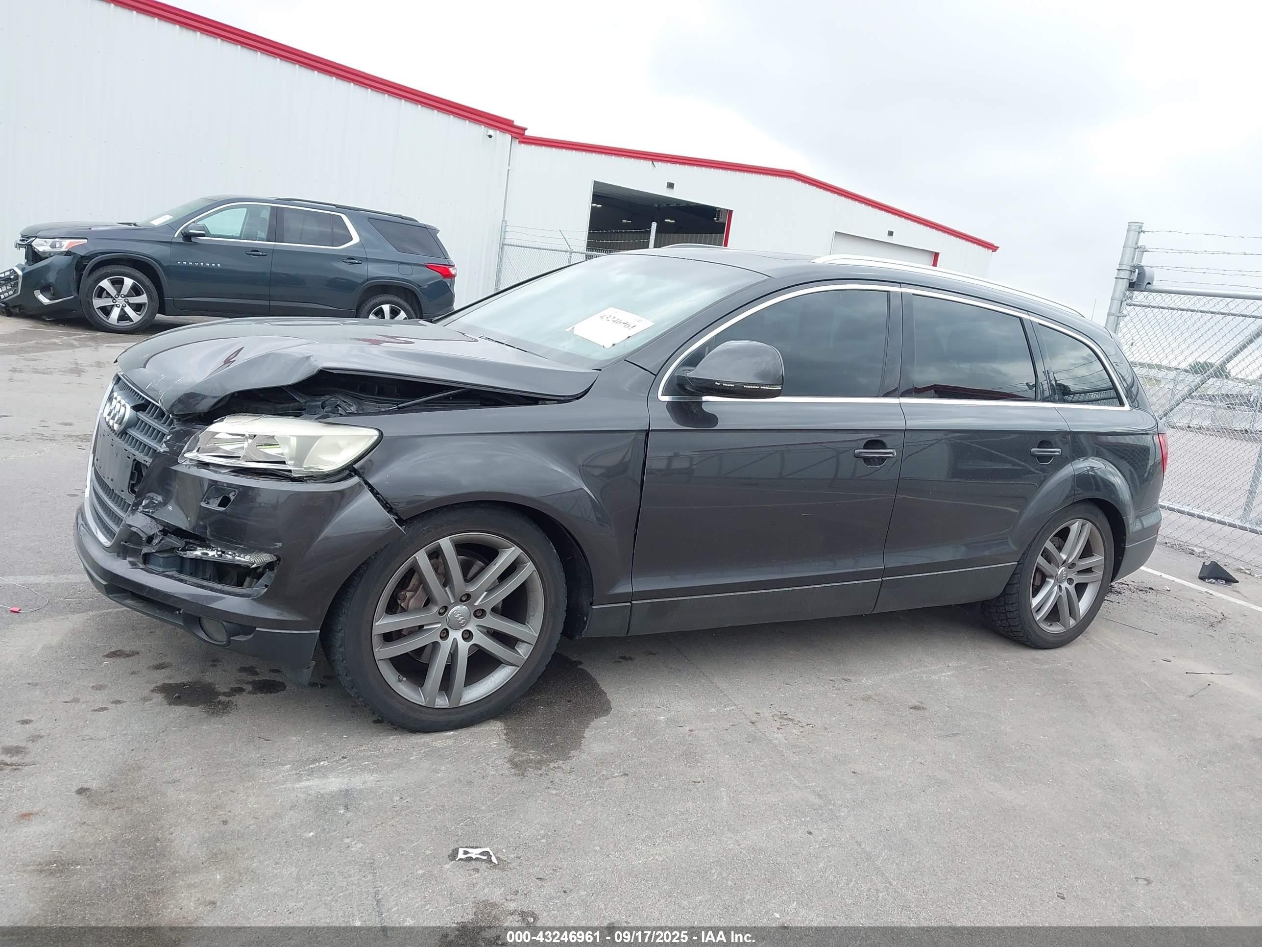 2007 Audi Q7 3.6 Premium Gray vin: WA1BY74L27D080445