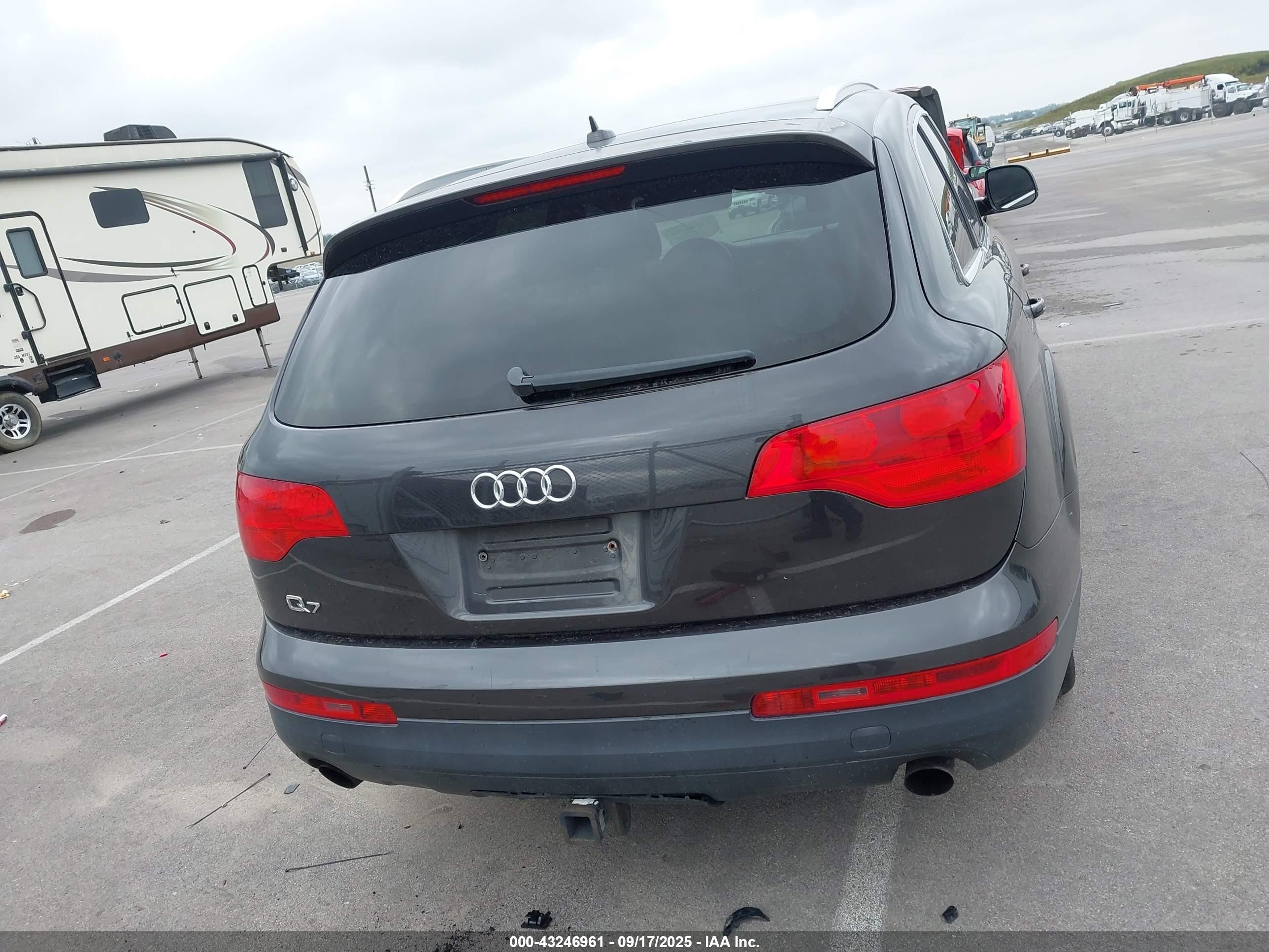2007 Audi Q7 3.6 Premium Gray vin: WA1BY74L27D080445