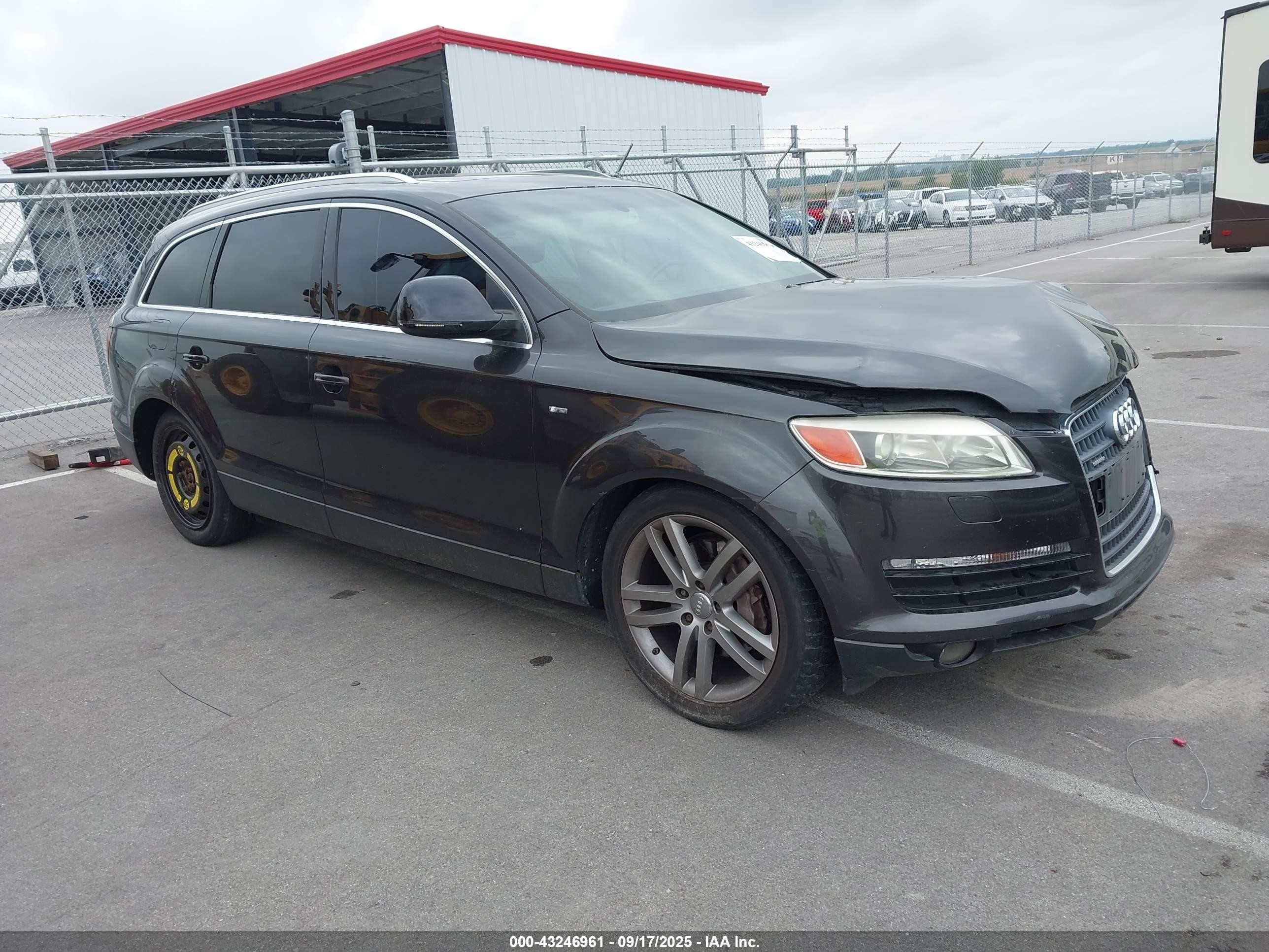 2007 Audi Q7 3.6 Premium Gray vin: WA1BY74L27D080445