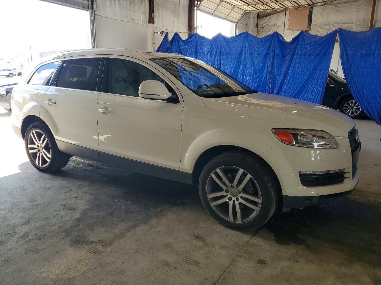2008 Audi Q7 3.6 Quattro Premium White vin: WA1BY74L38D066328