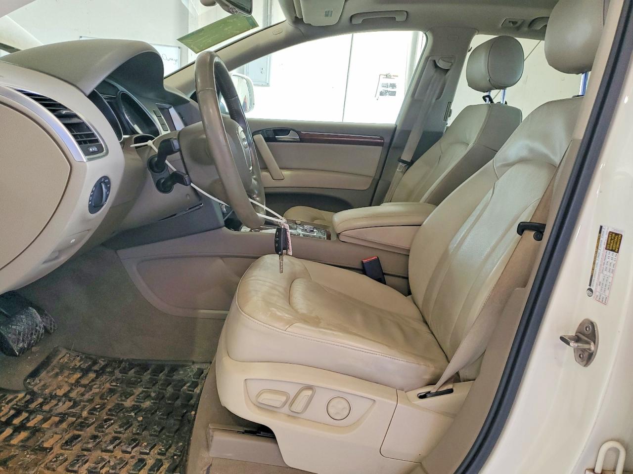 2008 Audi Q7 3.6 Quattro Premium White vin: WA1BY74L38D066328