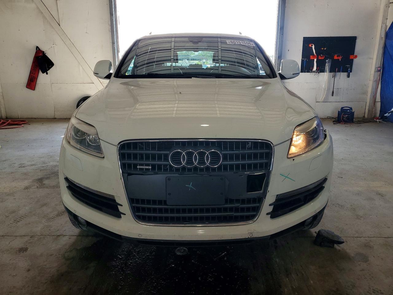 2008 Audi Q7 3.6 Quattro Premium White vin: WA1BY74L38D066328